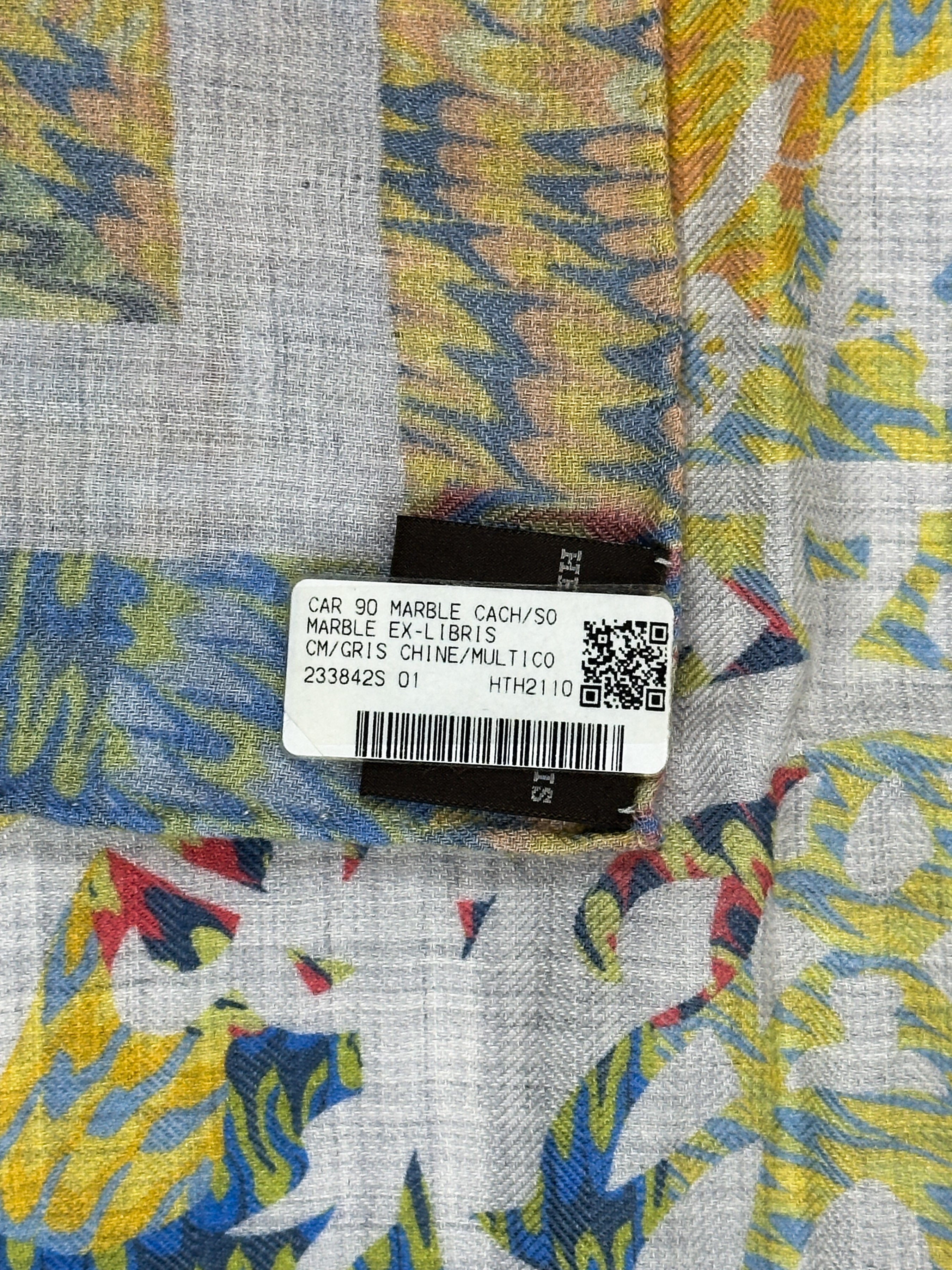Ex-Libris Marble Cashmere Silk 90