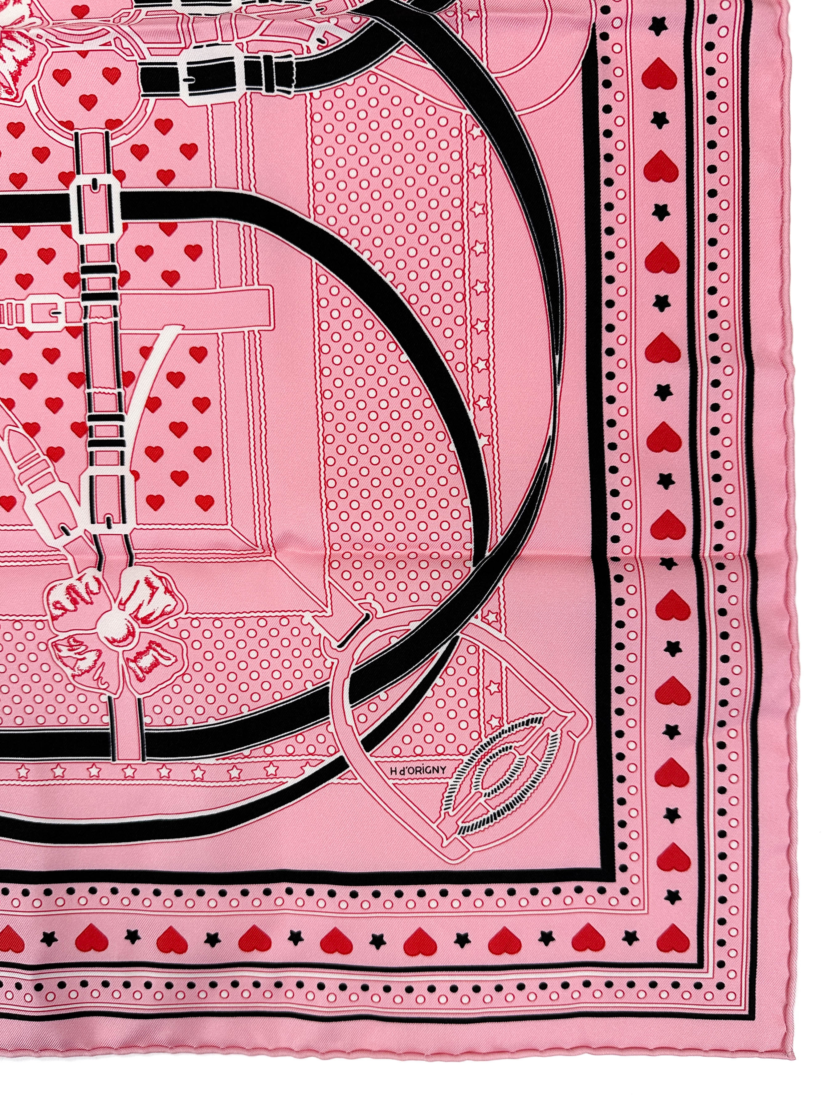 Hermès Le Grand Manège Bandana Love 70