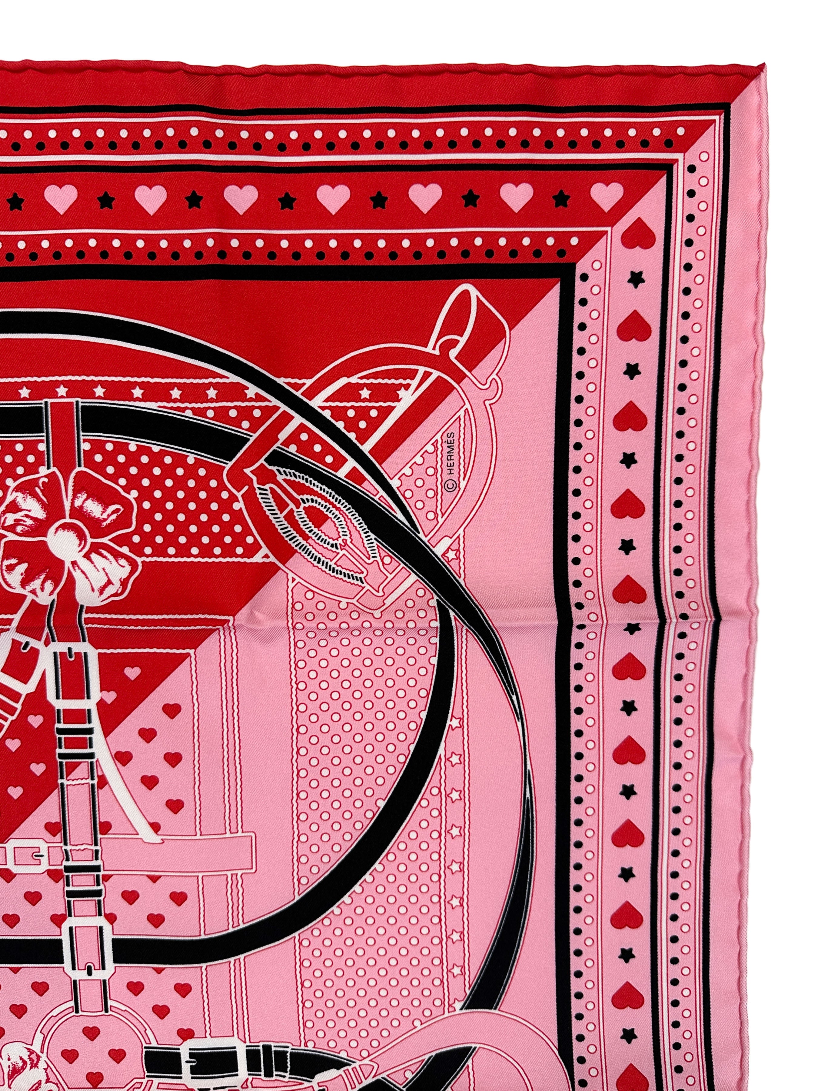 Hermès Le Grand Manège Bandana Love 70