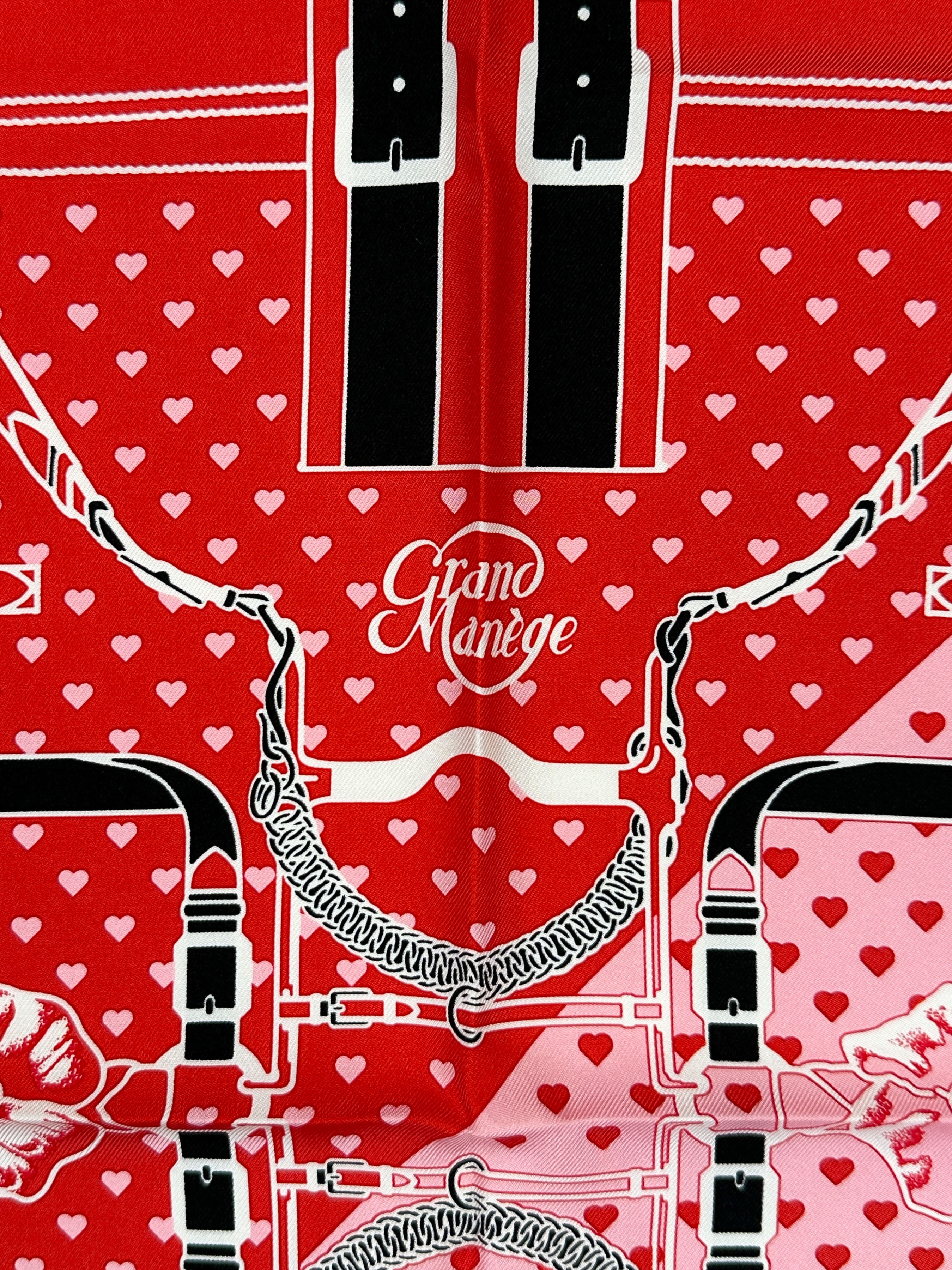 Hermès Le Grand Manège Bandana Love 70