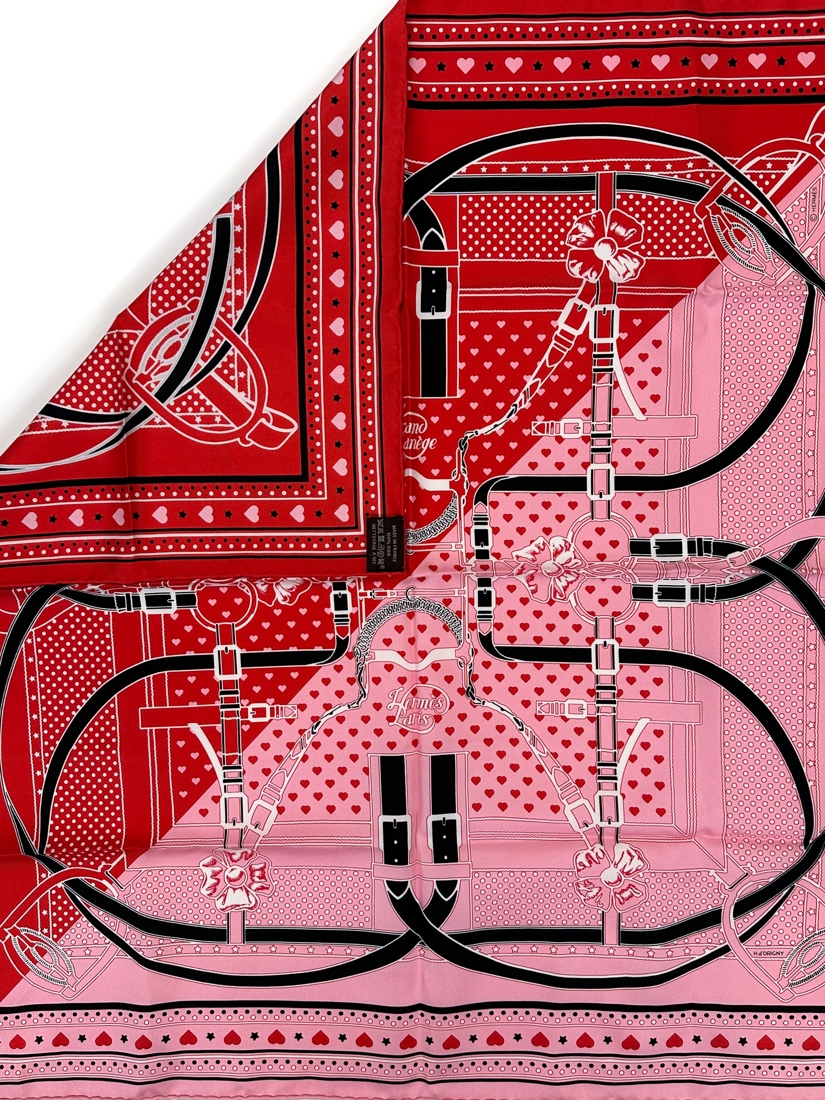 Hermès Le Grand Manège Bandana Love 70