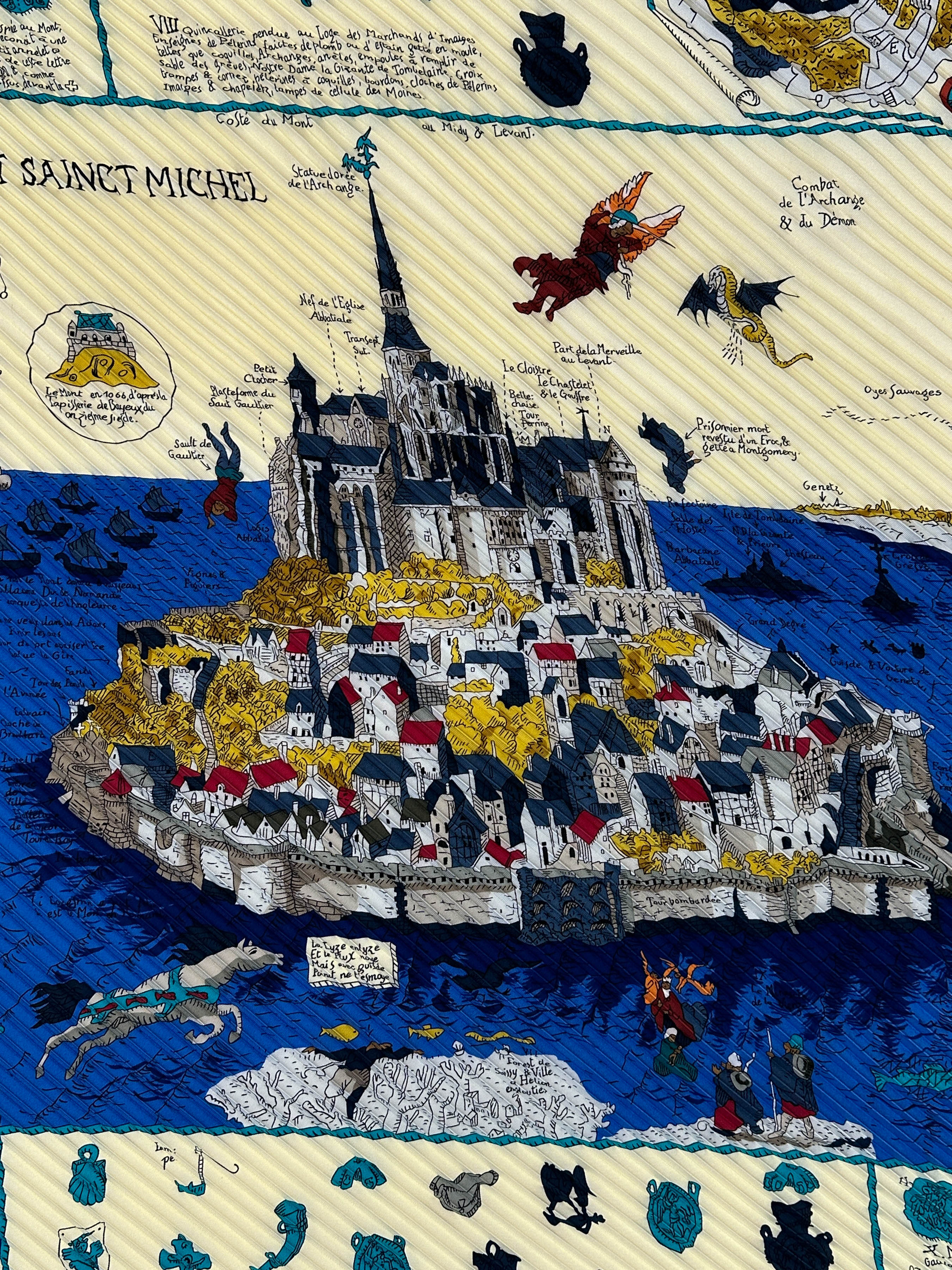 Hermès Mont Saint Michel Plissé 90