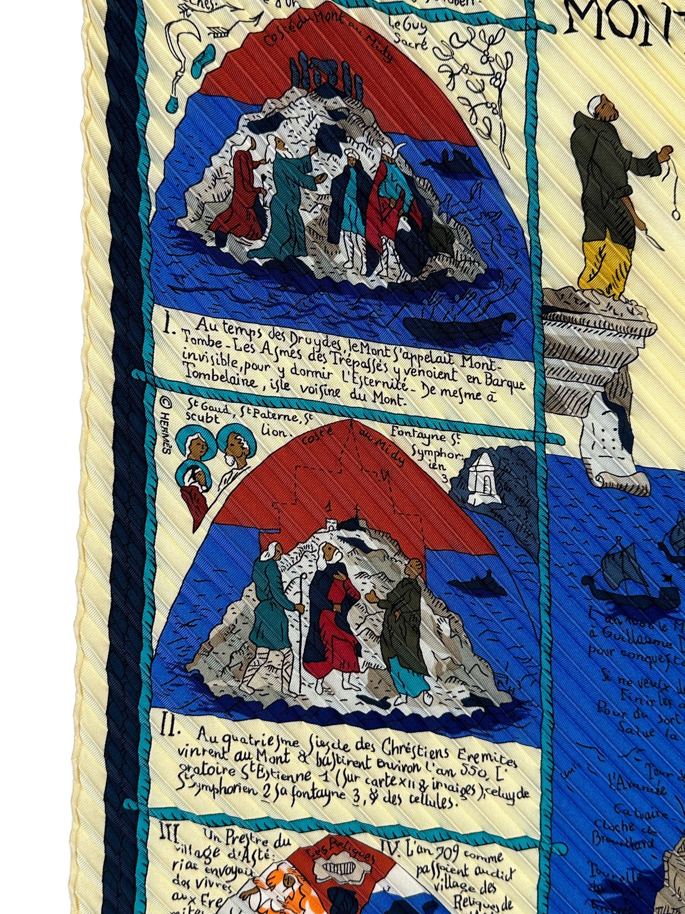 Hermès Mont Saint Michel Plissé 90