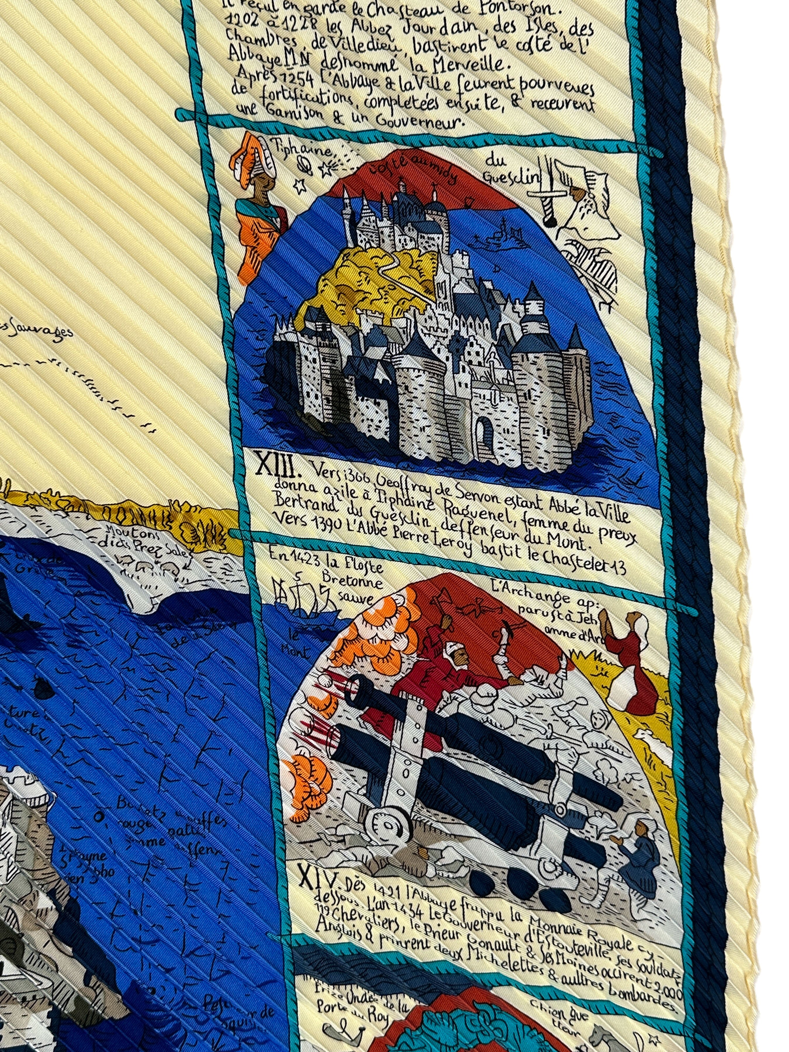 Hermès Mont Saint Michel Plissé 90