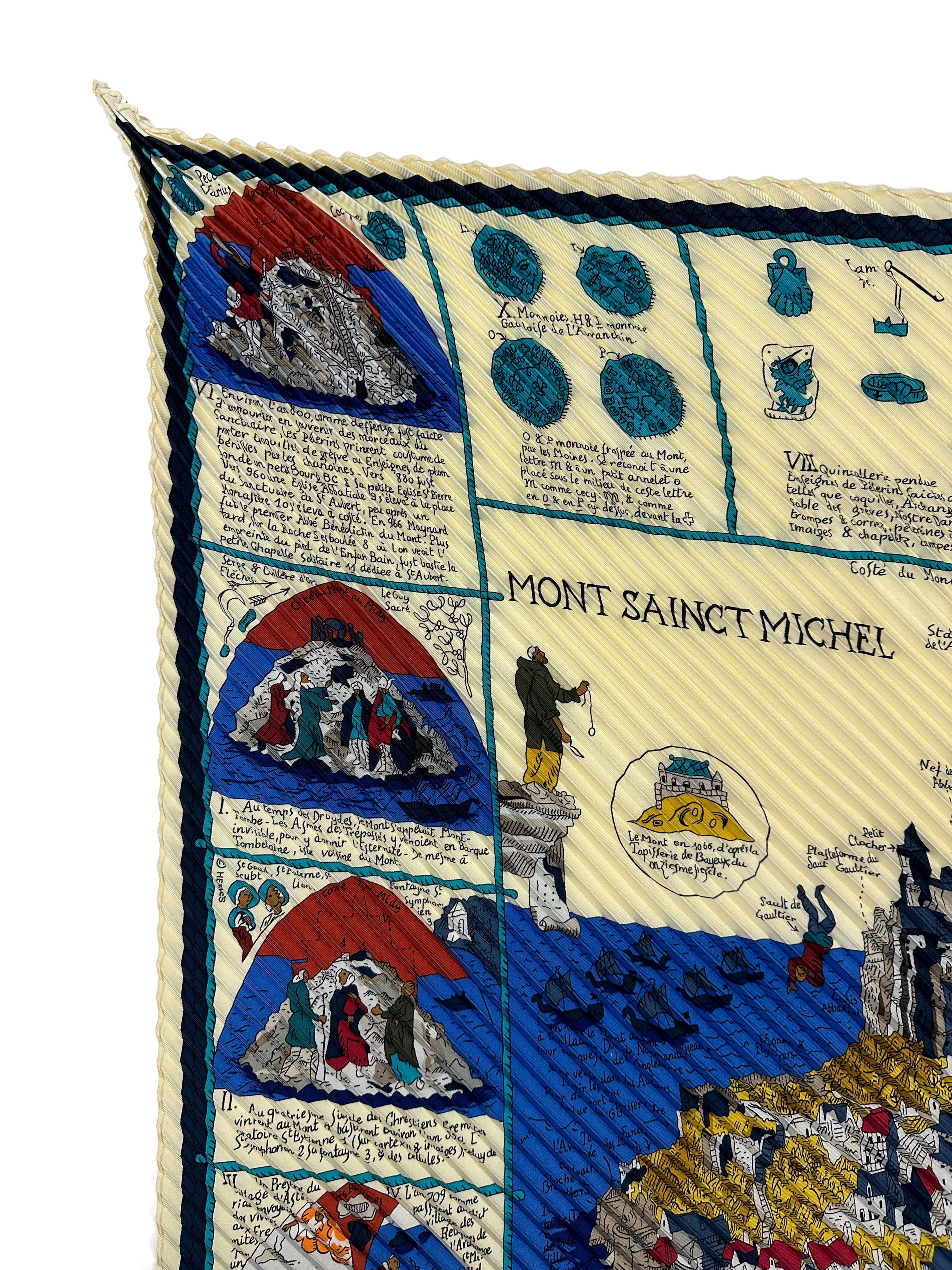 Hermès Mont Saint Michel Plissé 90