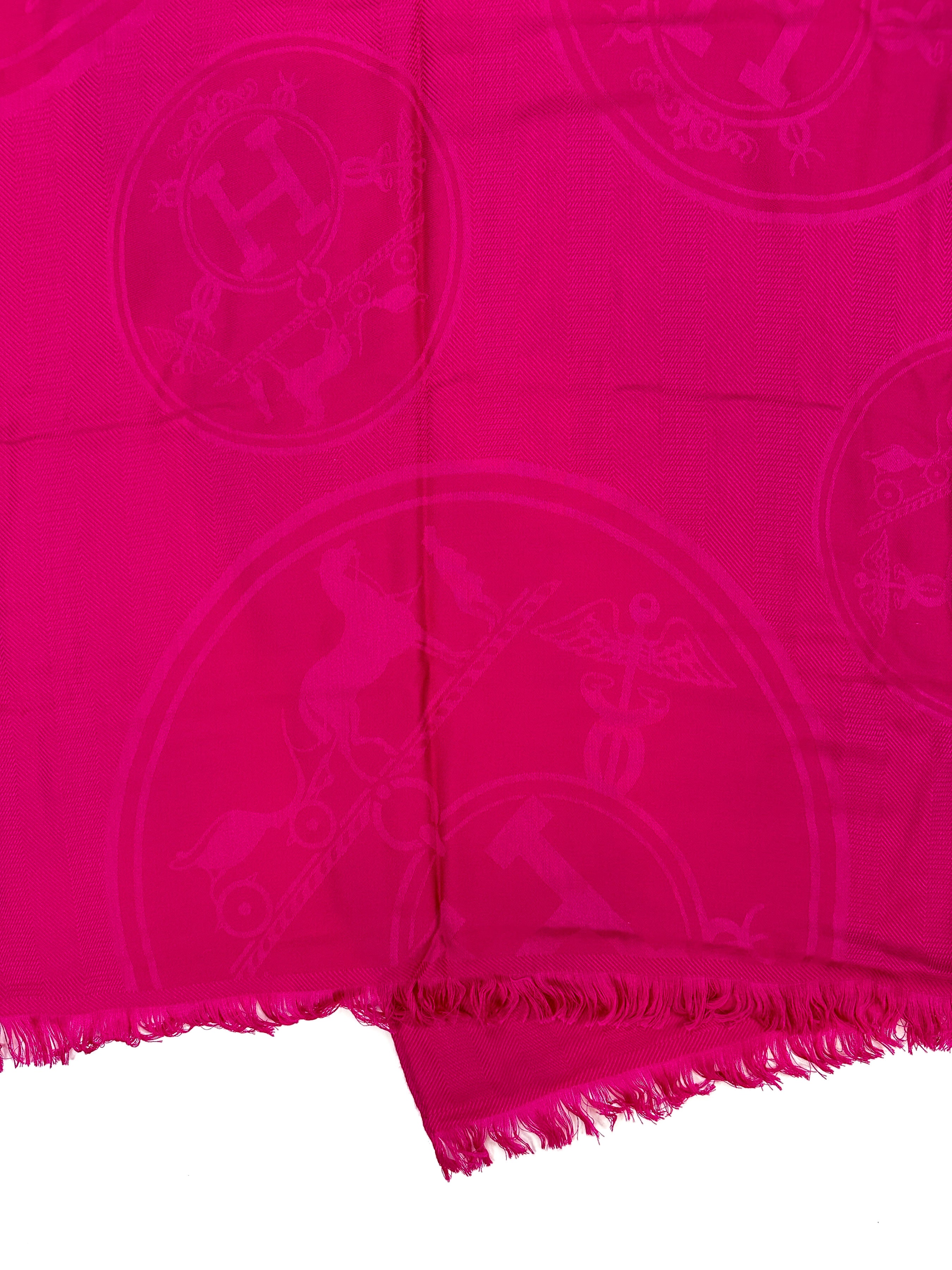 Hermès New Libris Cashmere Silk Stole