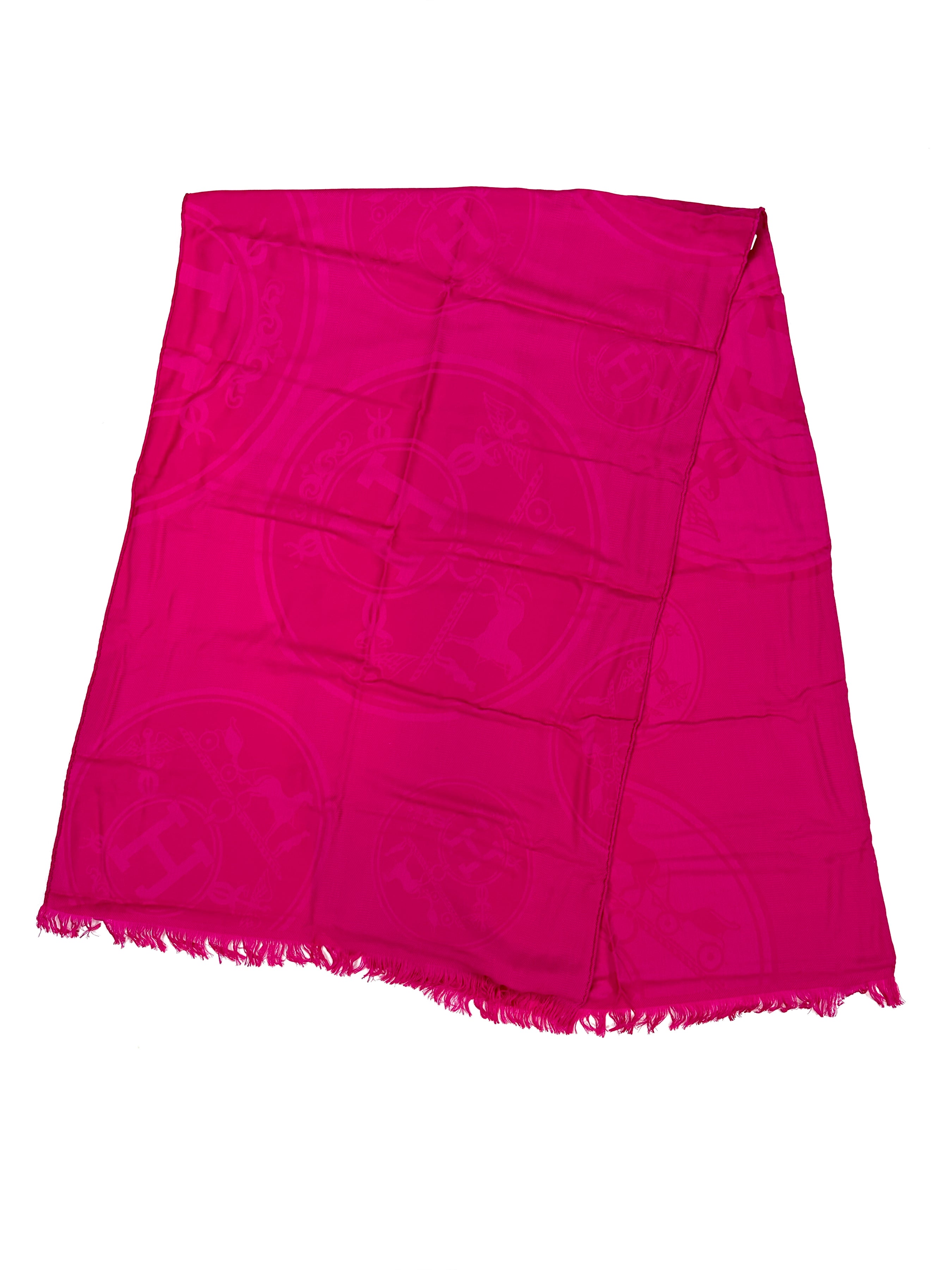 Hermès New Libris Cashmere Silk Stole