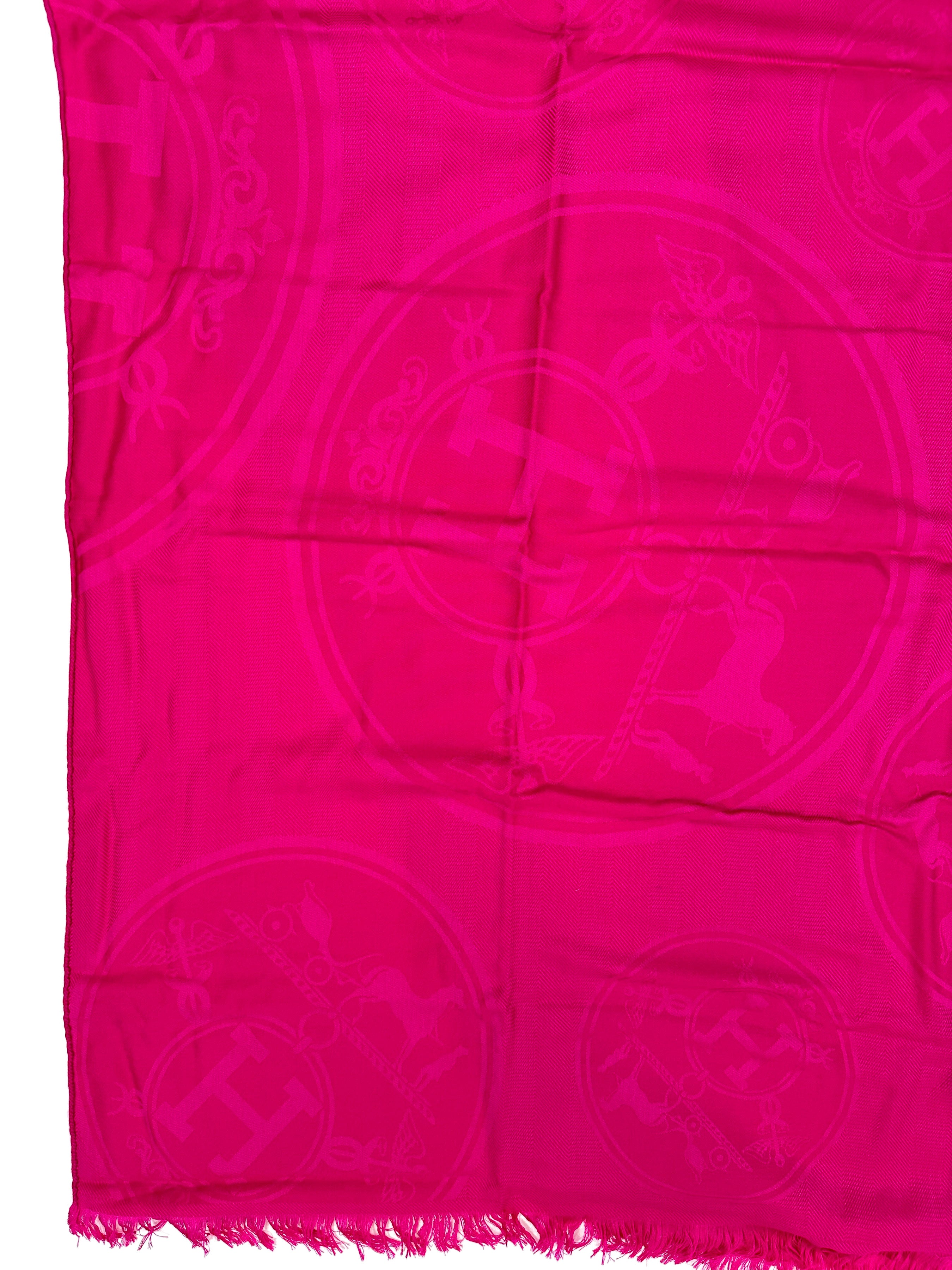 Hermès New Libris Cashmere Silk Stole