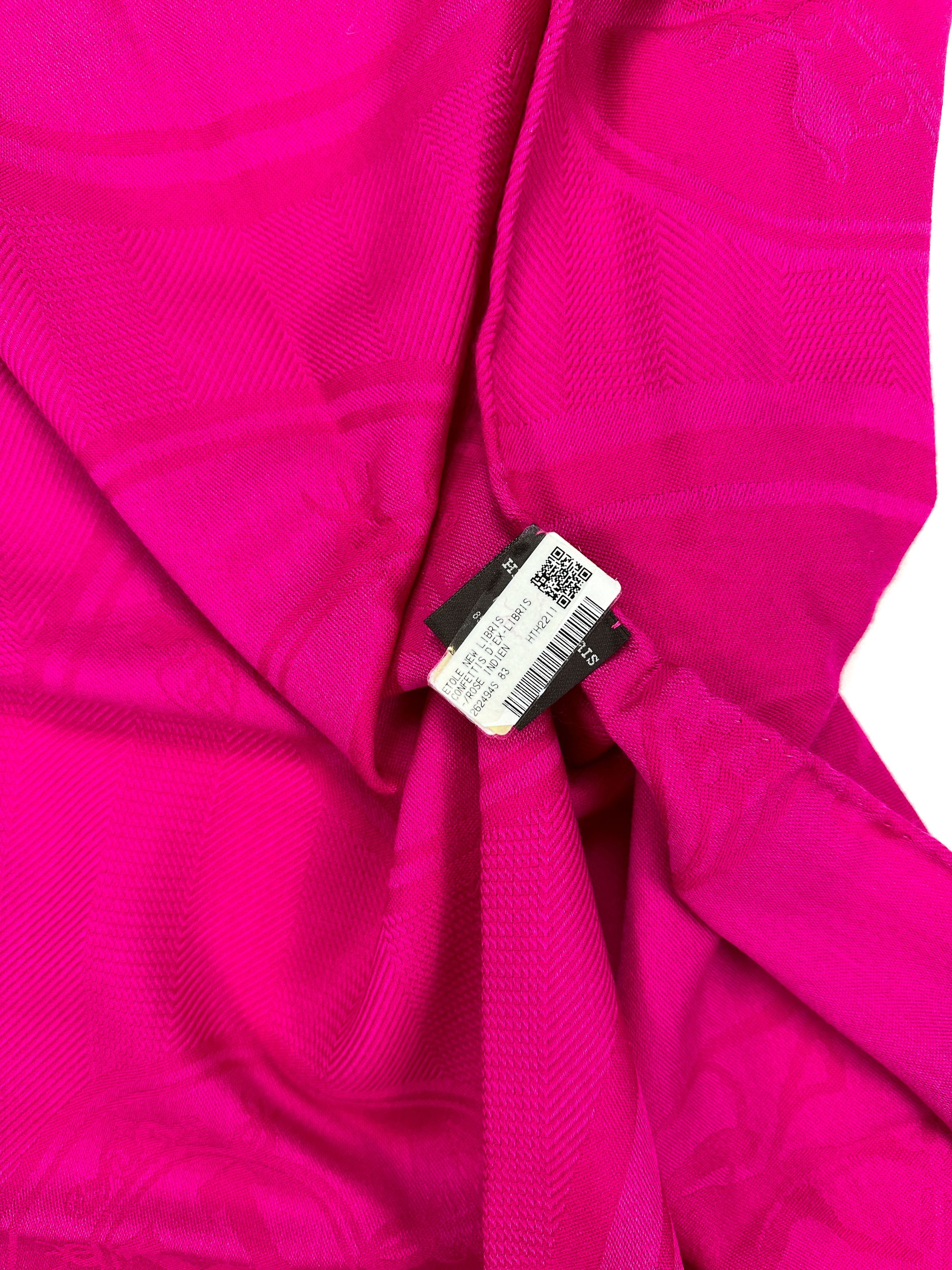 Hermès New Libris Cashmere Silk Stole