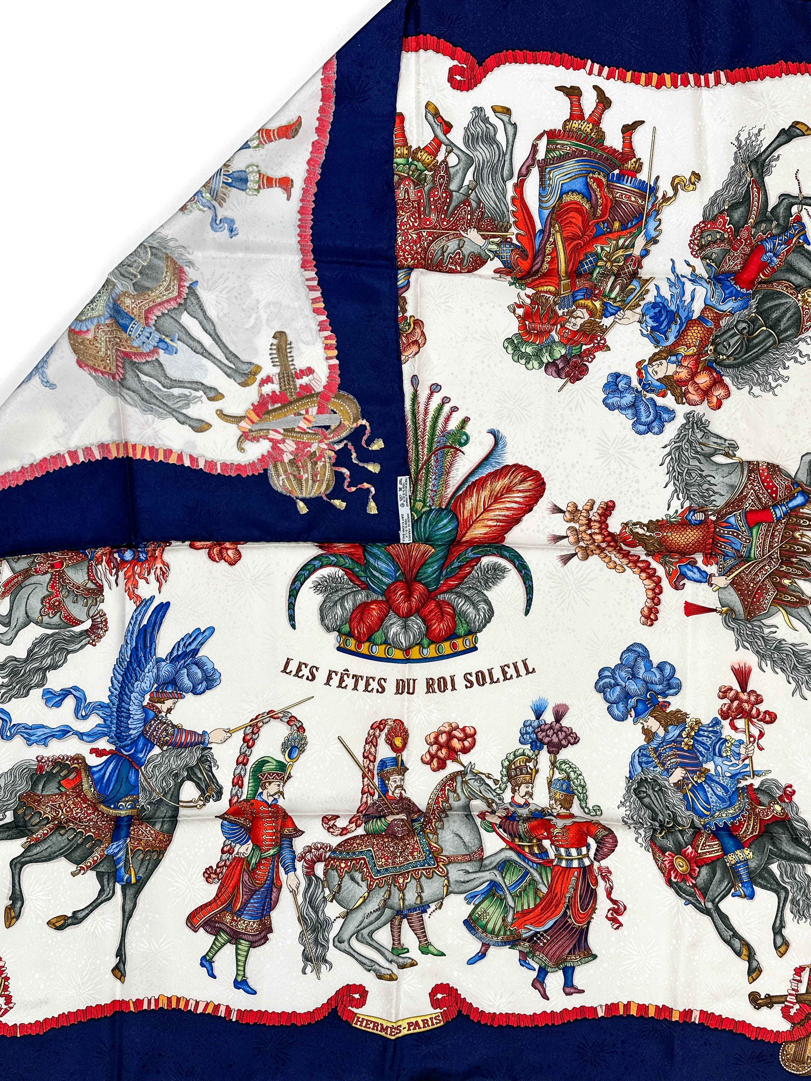 Hermès Les Fêtes du Roi Soleil Jacquard 90