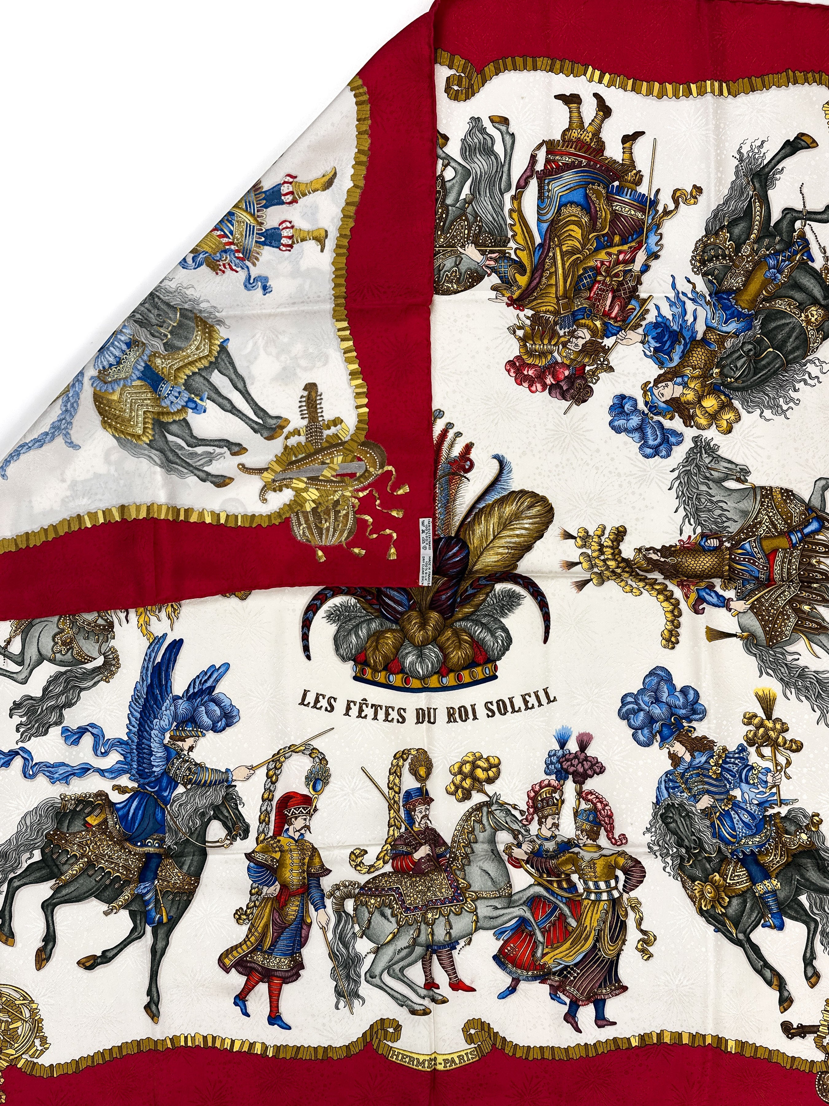 Hermès Les Fêtes du Roi Soleil Jacquard 90