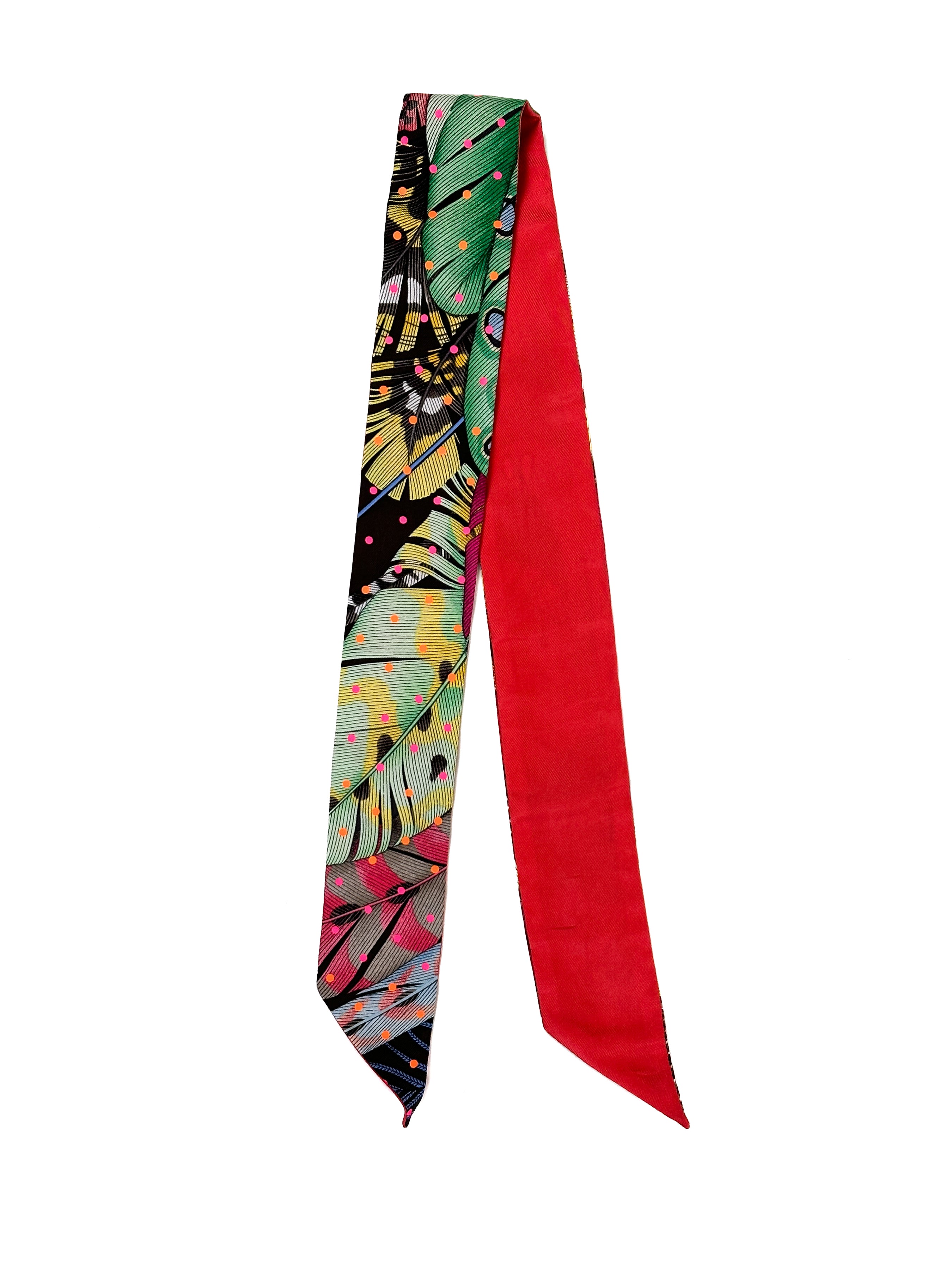 Hermès Special Edition Plumetis Plumes en Fête Twilly