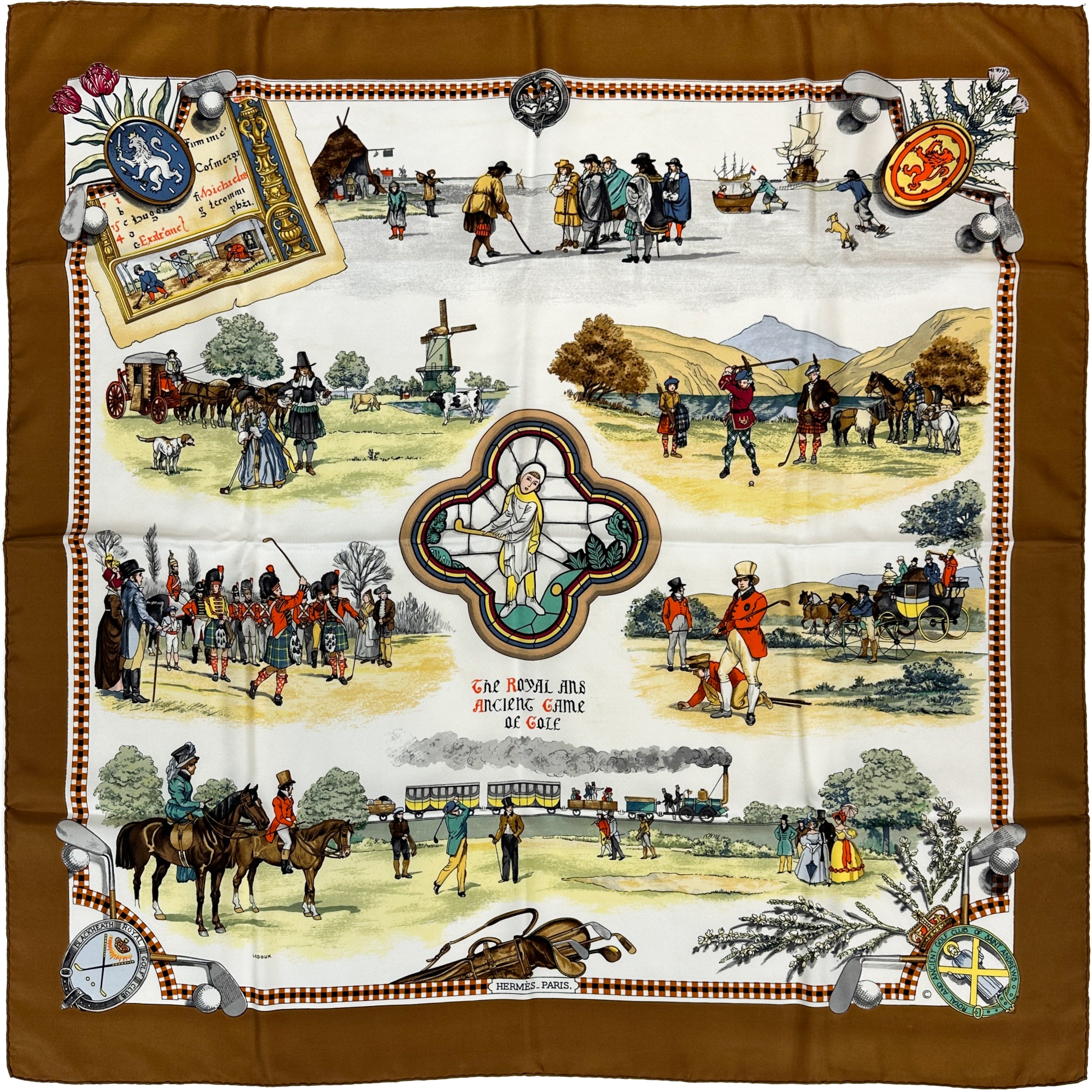 Hermès Jeu de Golf Ancien et Royal 90
