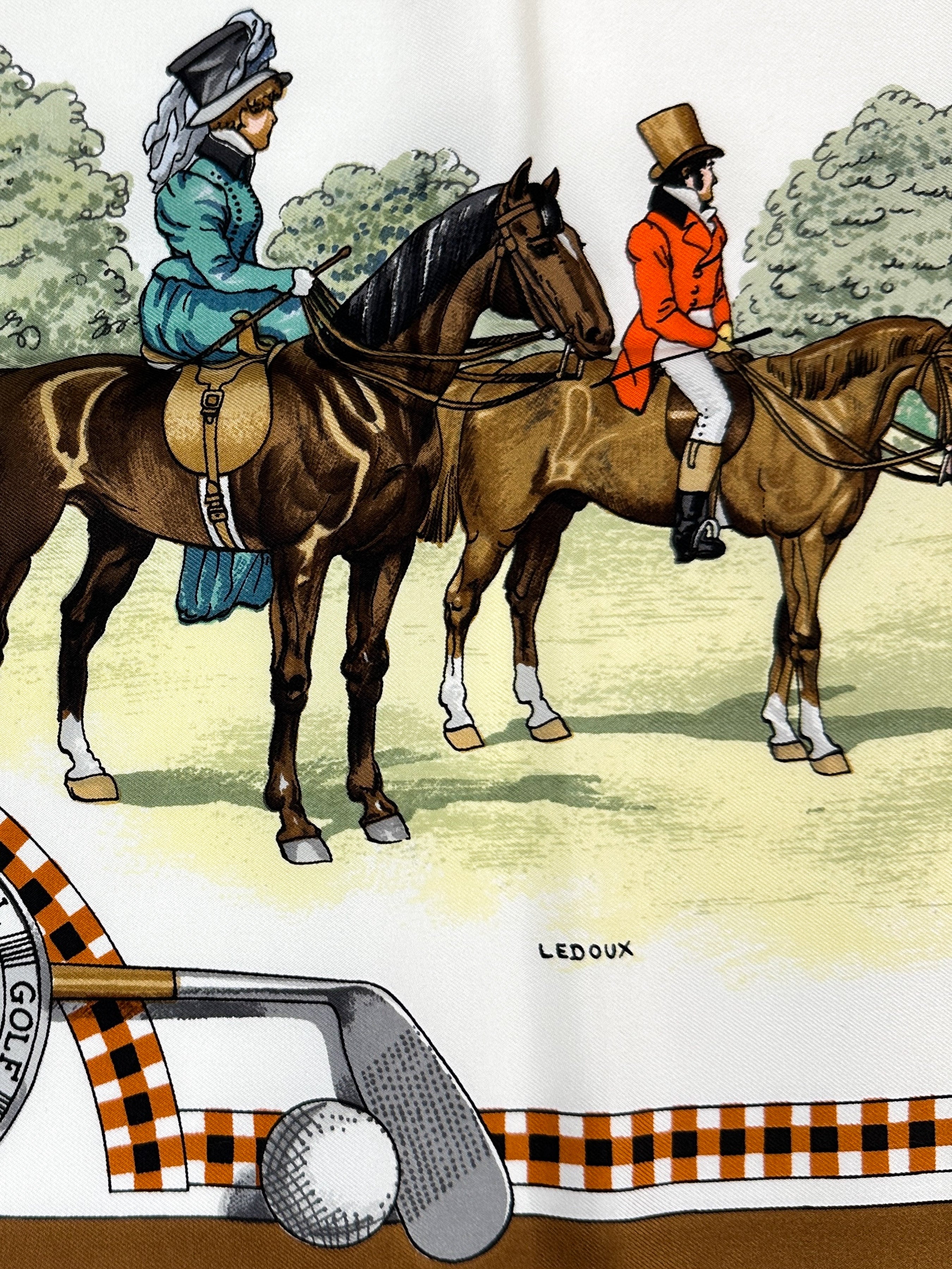 Hermès Jeu de Golf Ancien et Royal 90