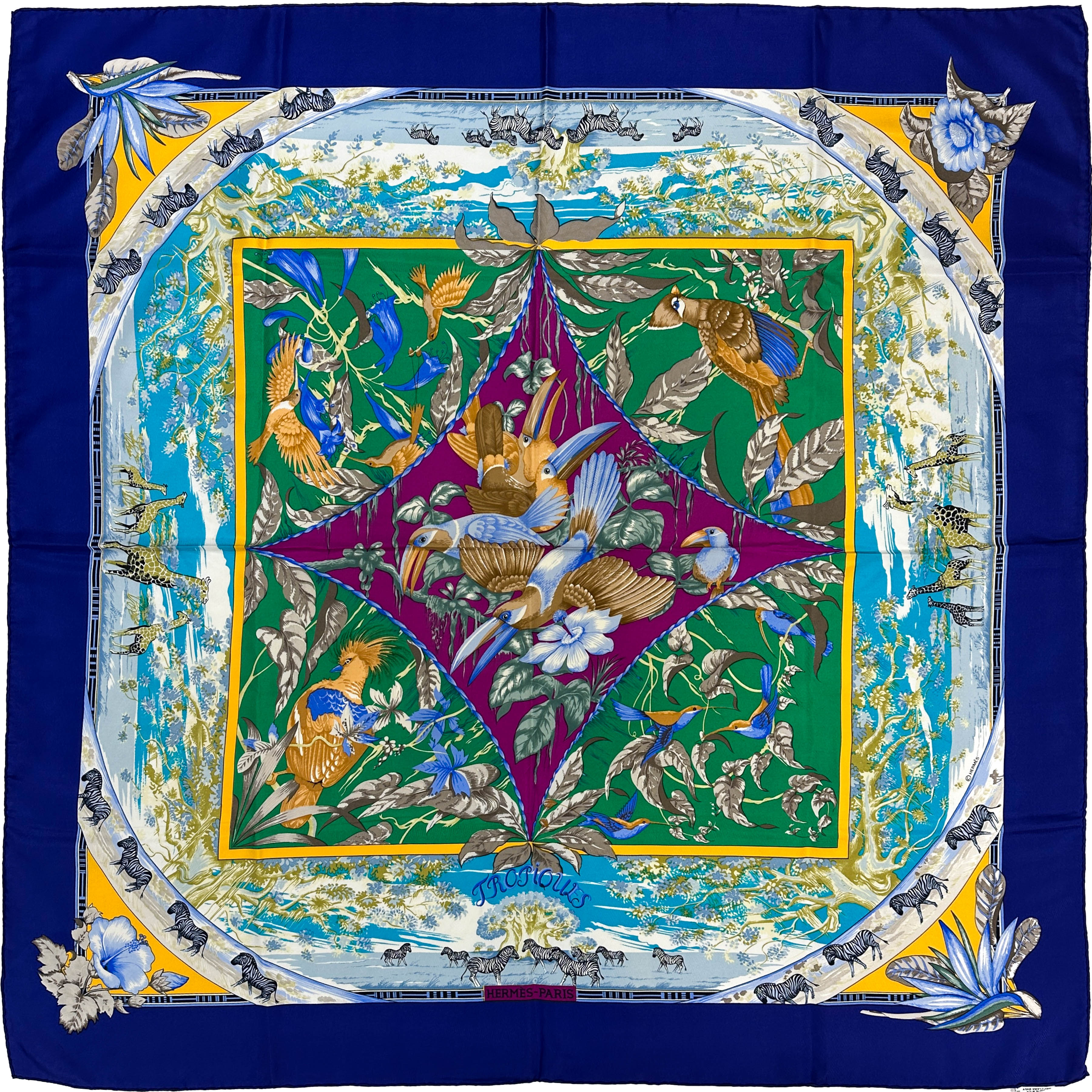 Hermès Tropiques 90