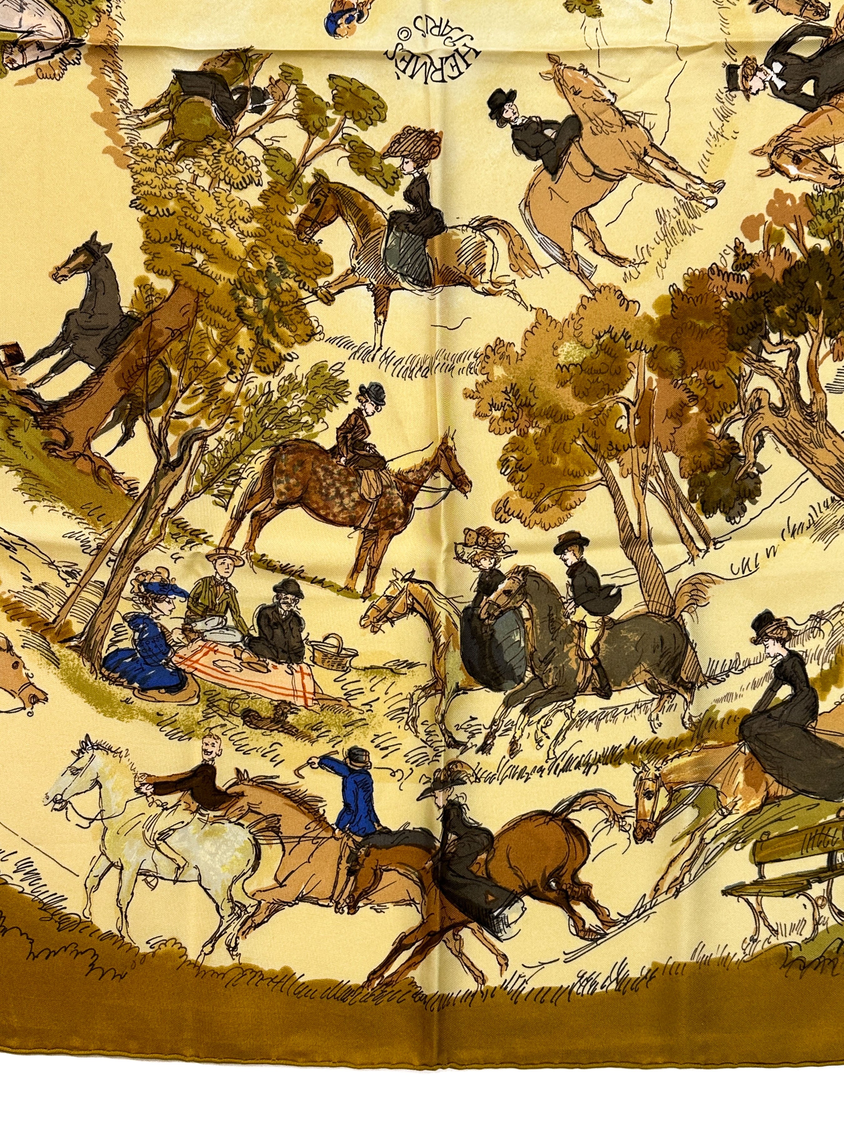 Hermès Les Amazones II 90