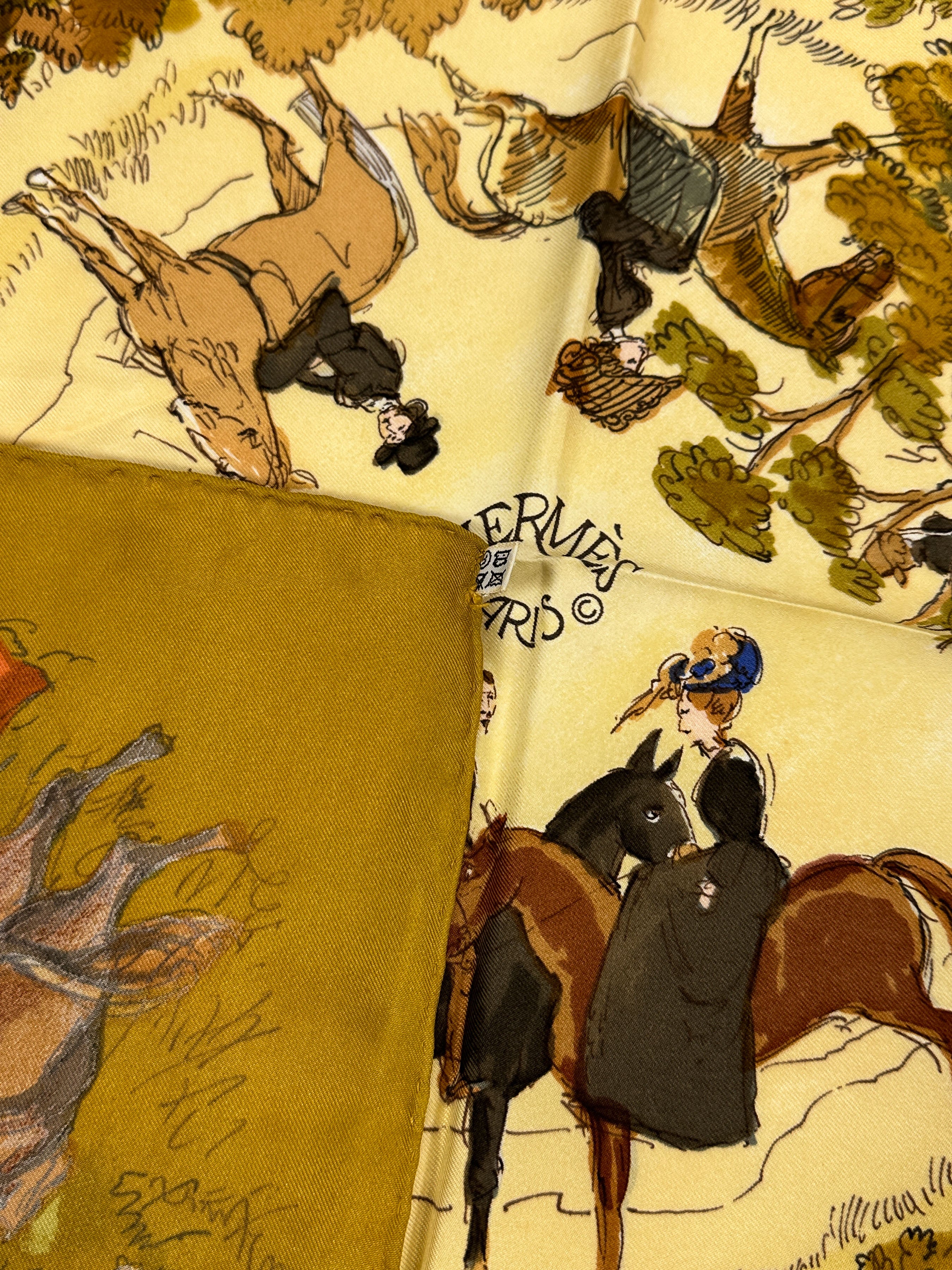 Hermès Les Amazones II 90