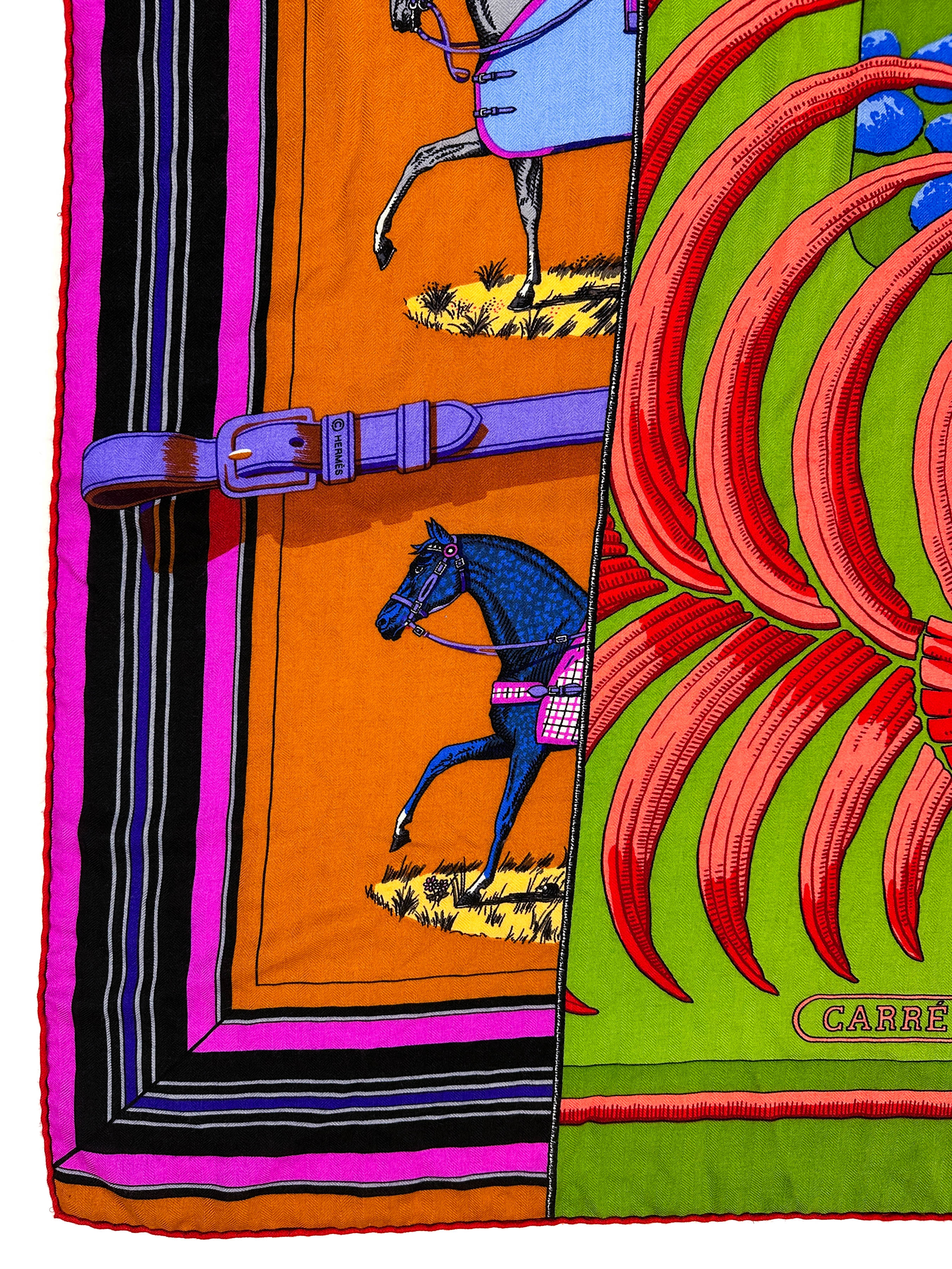 Hermès Carré en Carrés Cashmere Silk 140