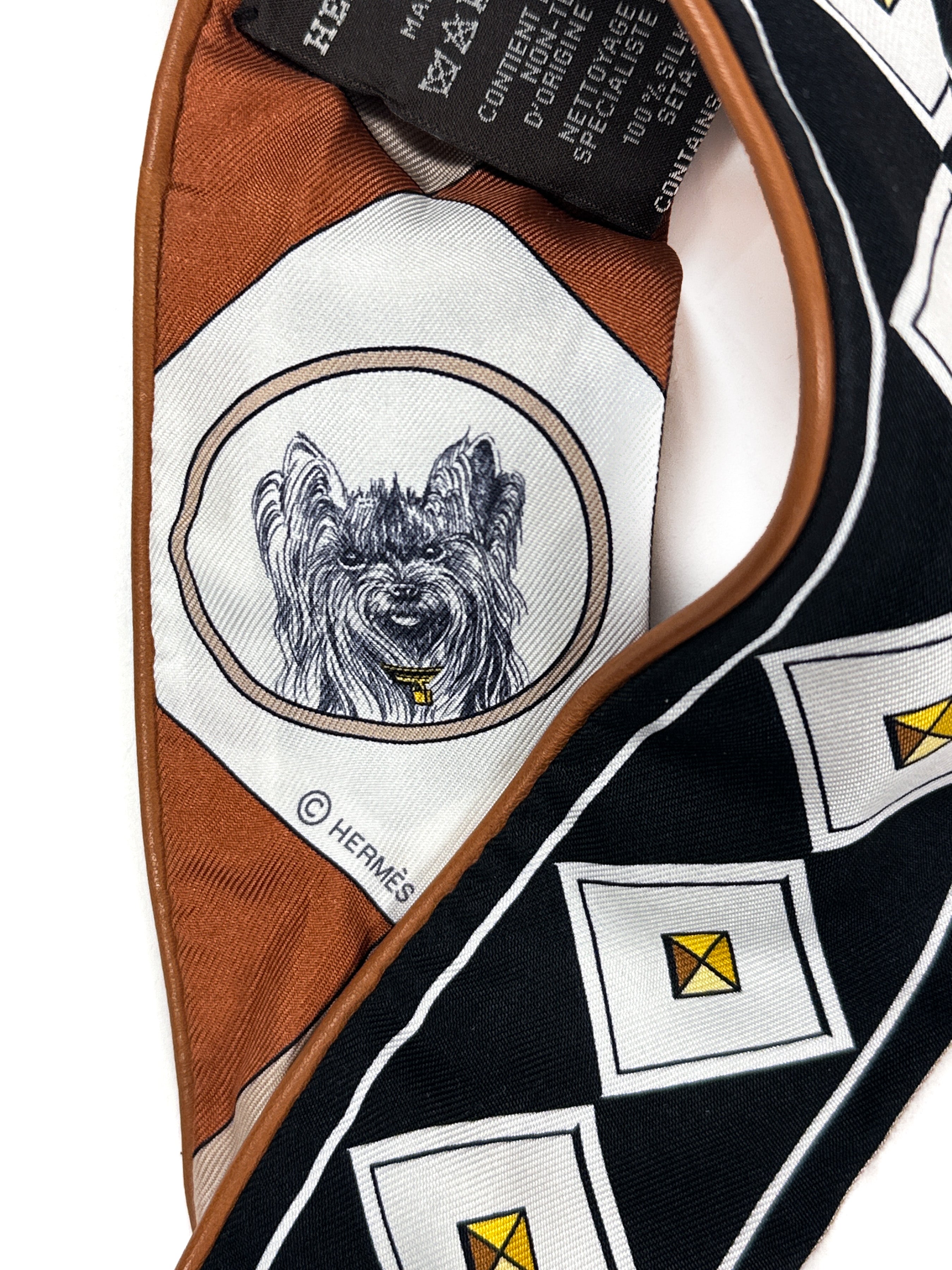 Hermès Colliers et Chiens Forever Twilly