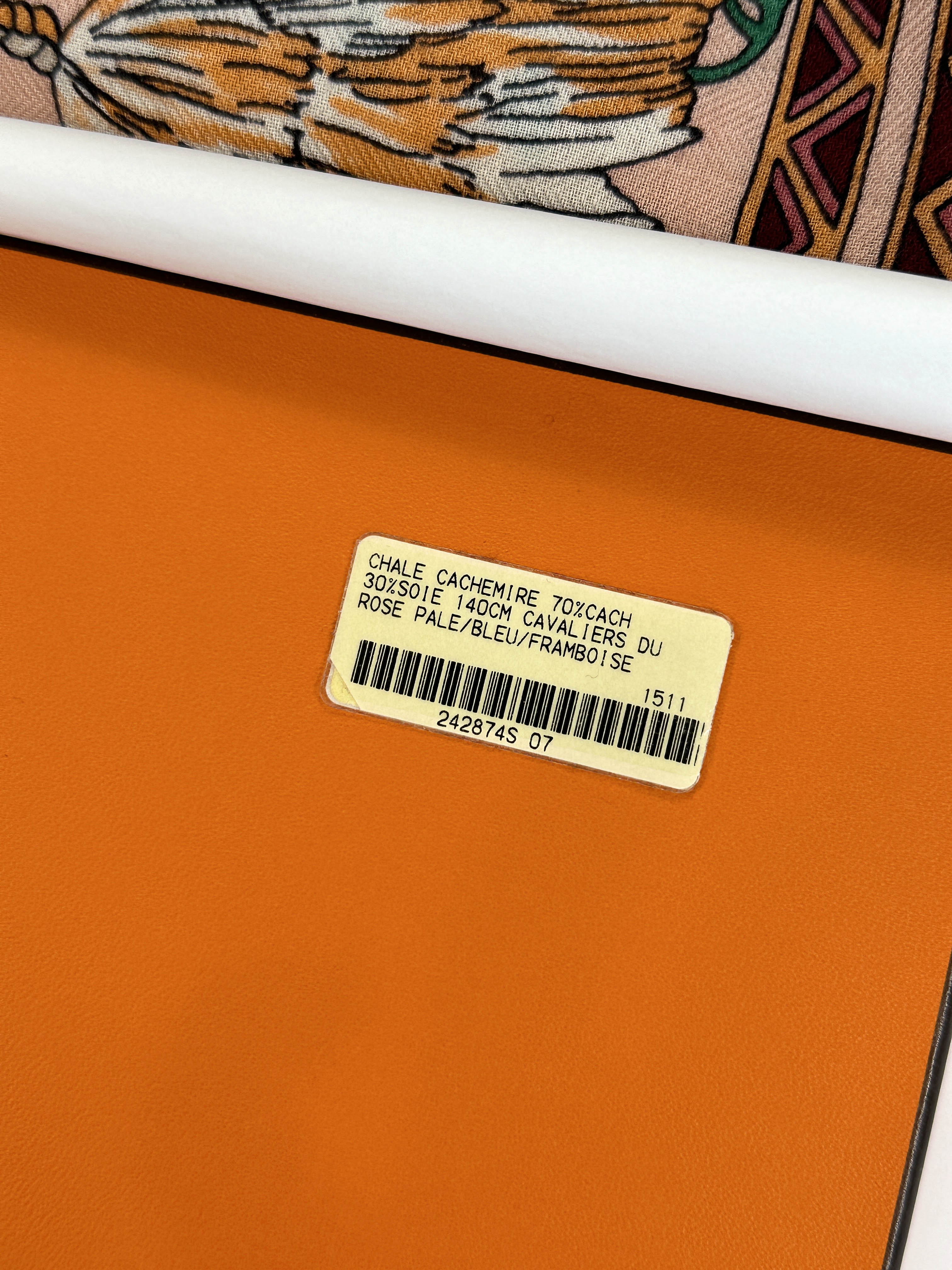 Hermès Cavaliers du Caucase Cashmere Silk 140