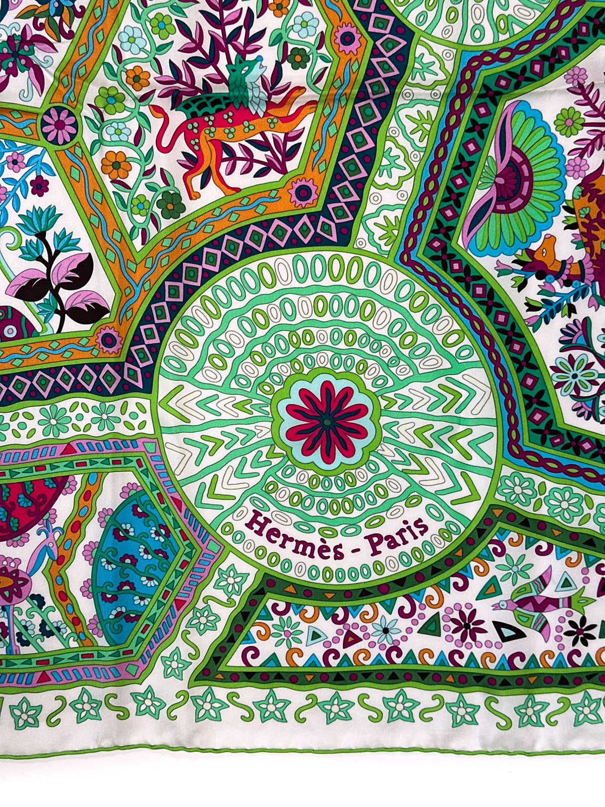 Hermès Les Chemins Secrets Silk 140