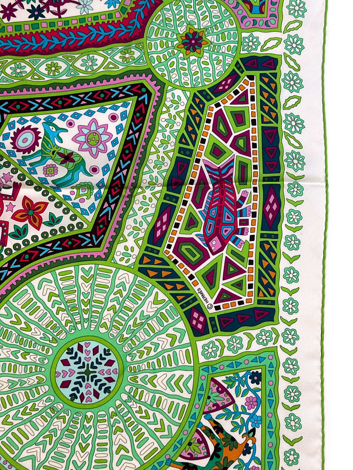 Hermès Les Chemins Secrets Silk 140