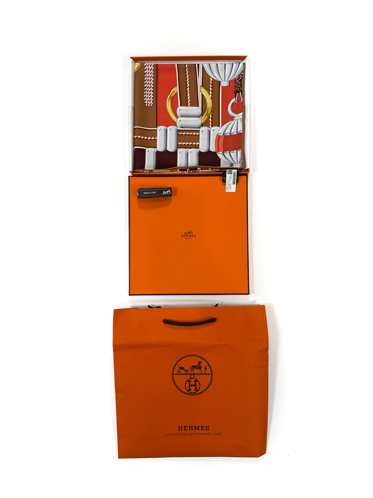 Hermès Flora y Plata 90