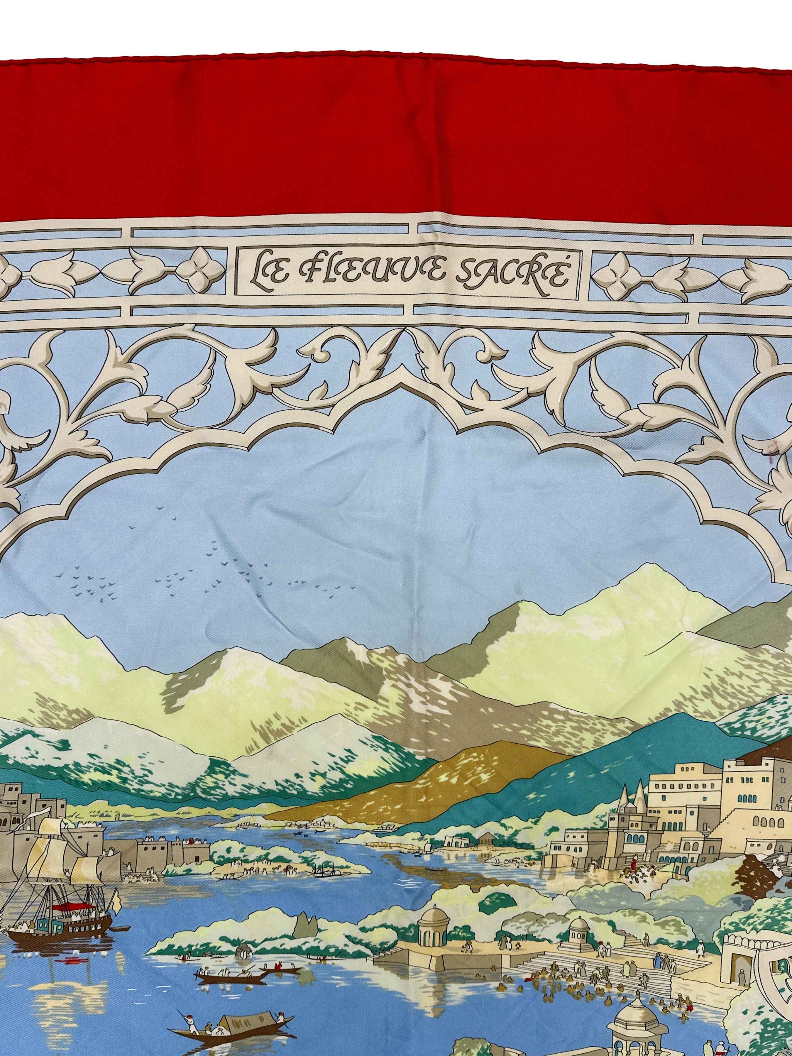 Hermès Le Fleuve Sacré 90