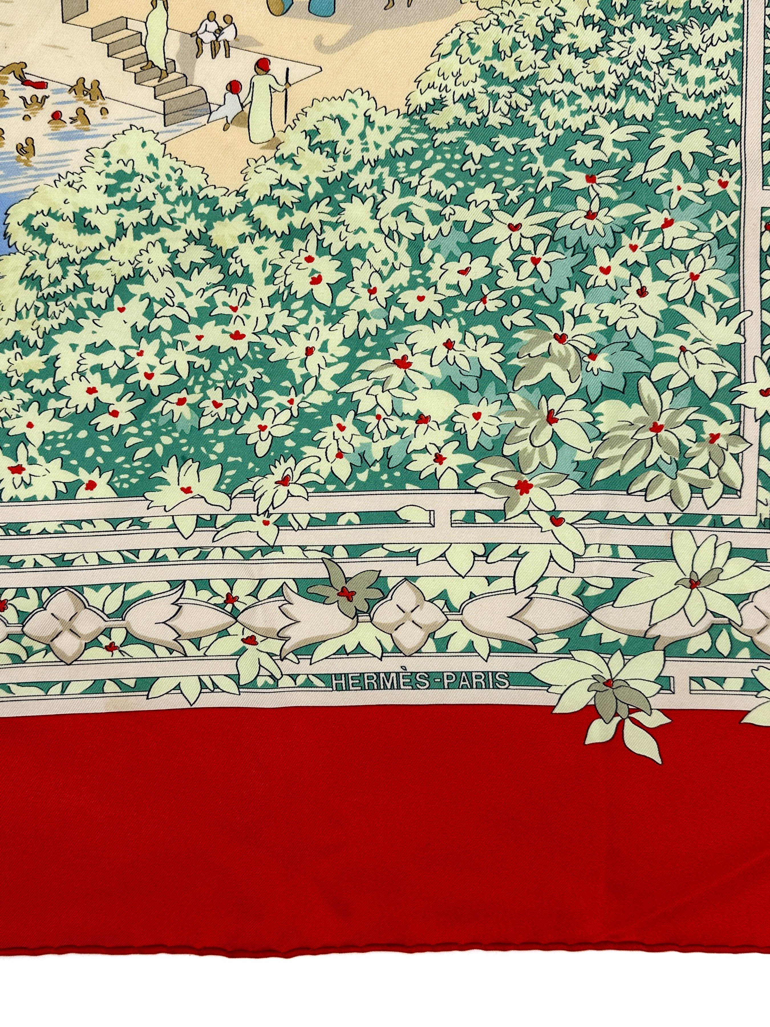 Hermès Le Fleuve Sacré 90