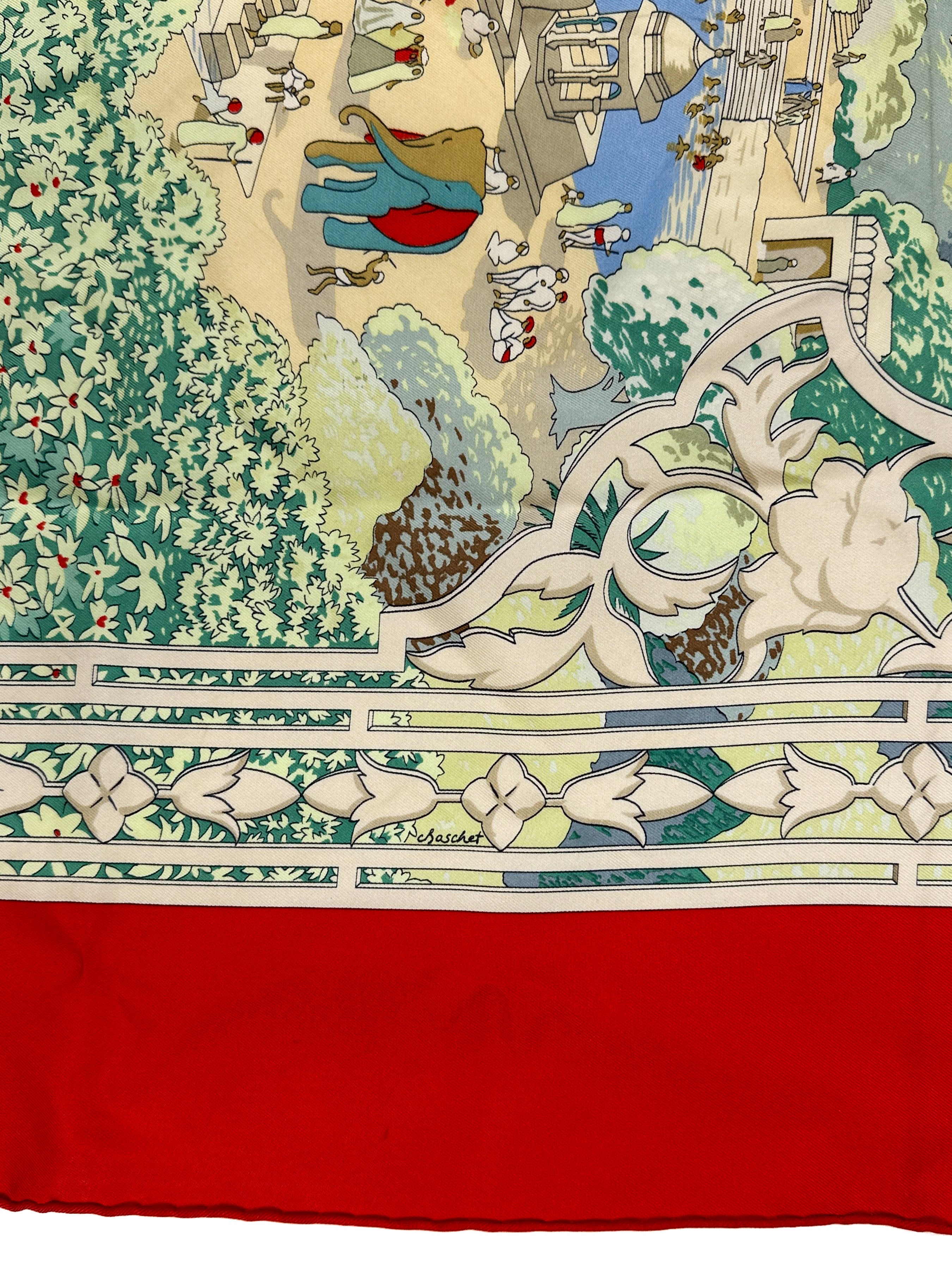 Hermès Le Fleuve Sacré 90