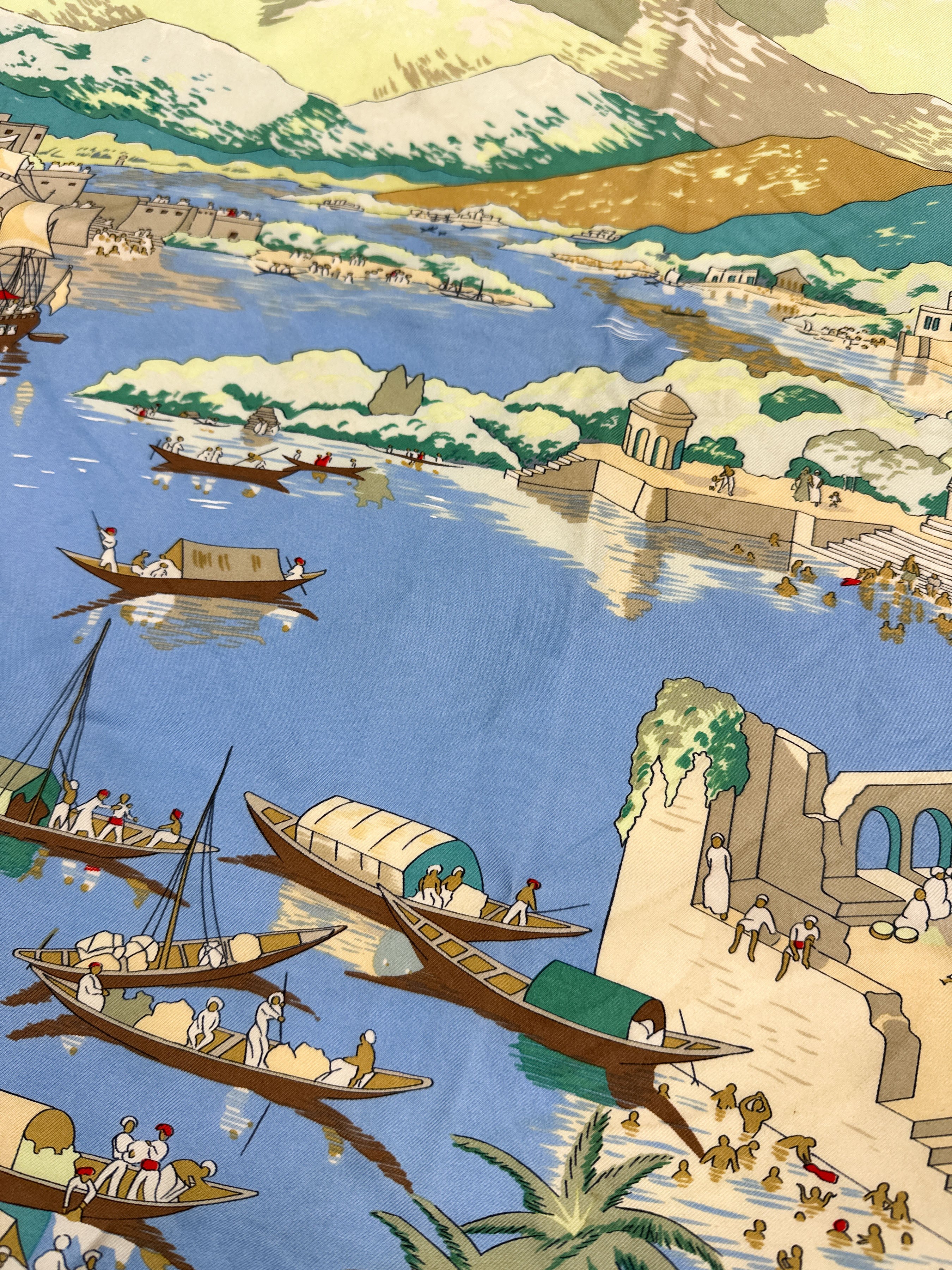 Hermès Le Fleuve Sacré 90