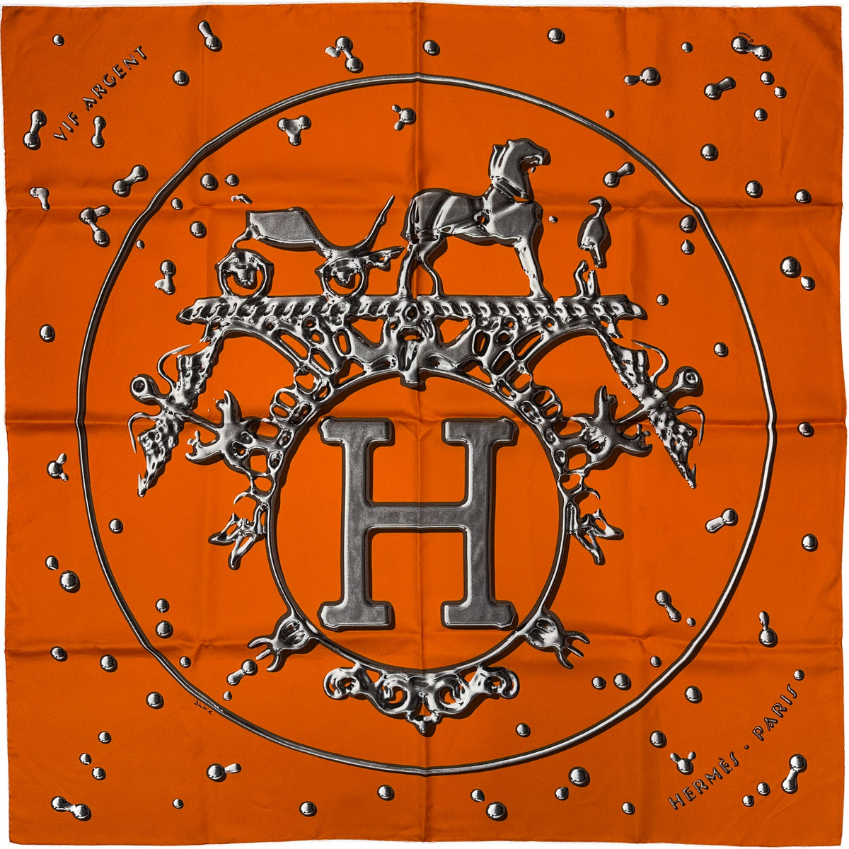 Hermès Vif Argent 90