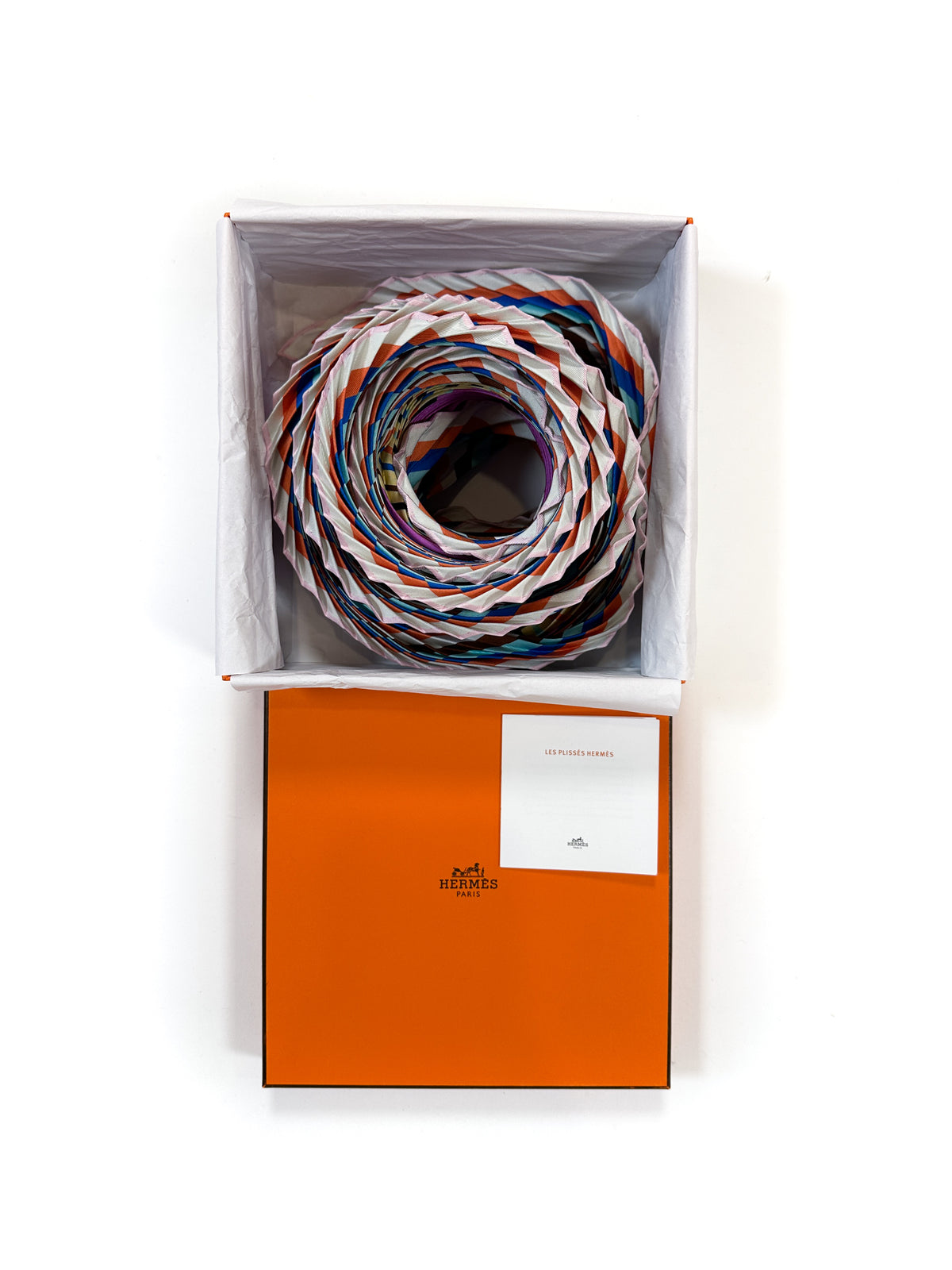 Hermès Flores Del Este Silk Plissé 140