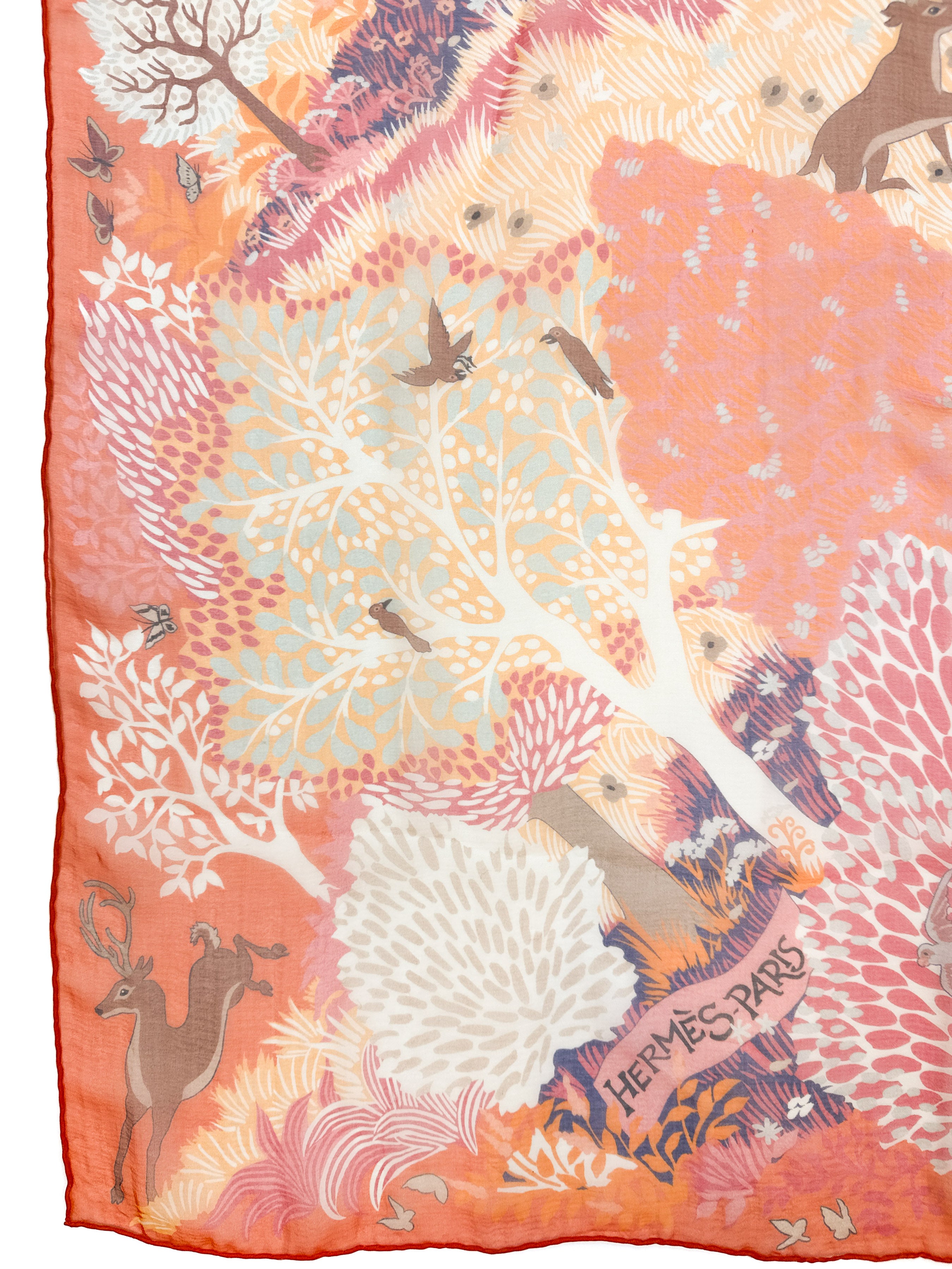 Hermès Dans un Jardin Anglais Mousseline 140