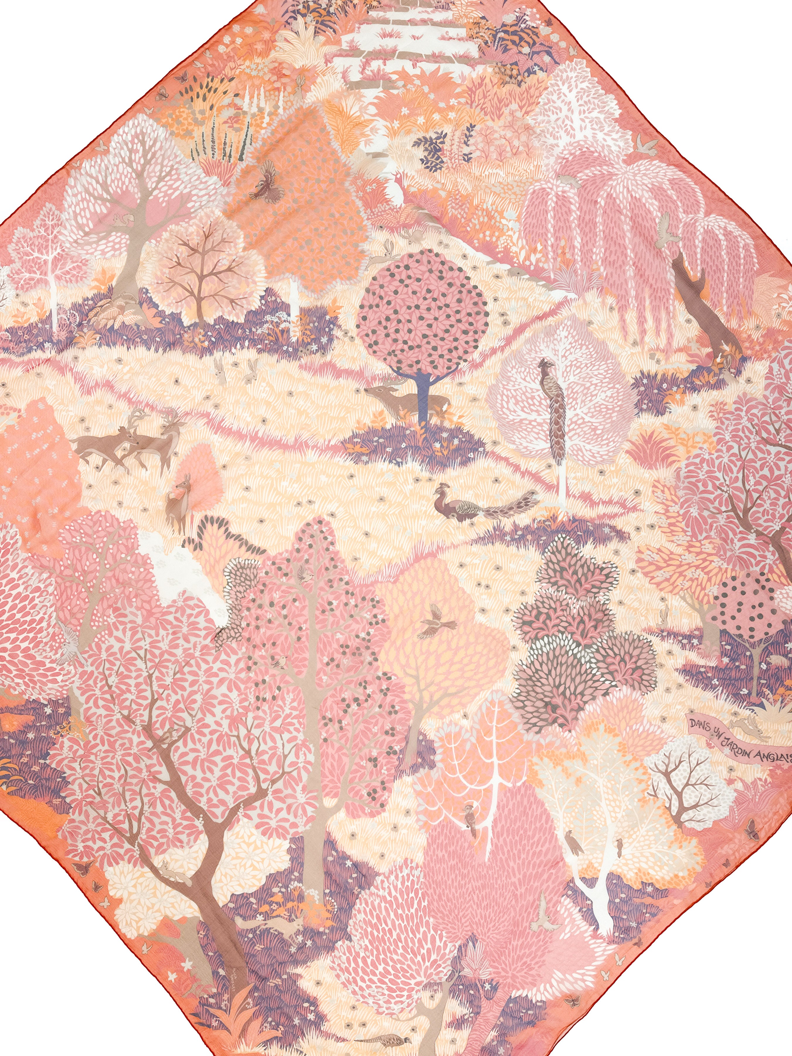 Hermès Dans un Jardin Anglais Mousseline 140