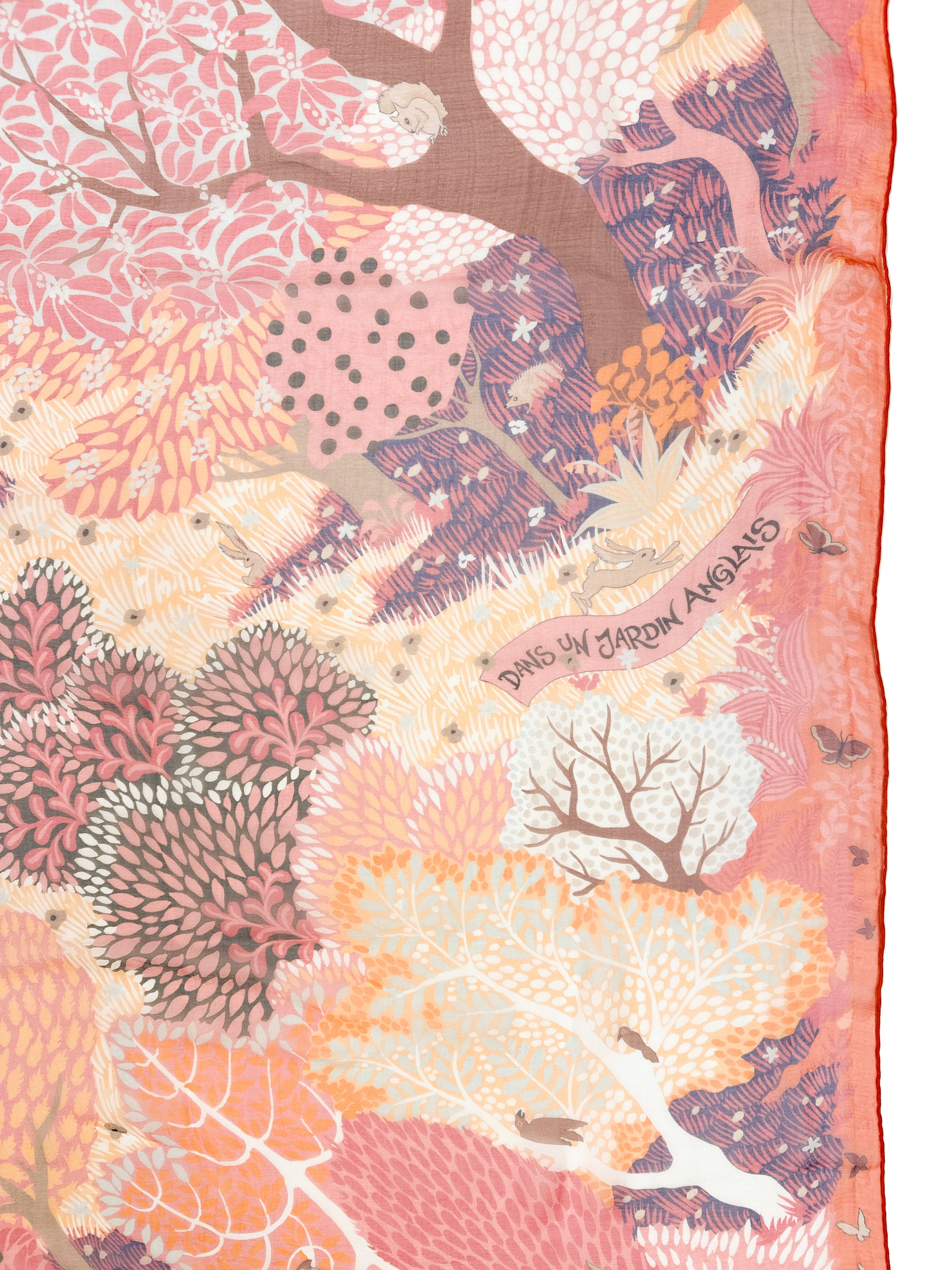 Hermès Dans un Jardin Anglais Mousseline 140