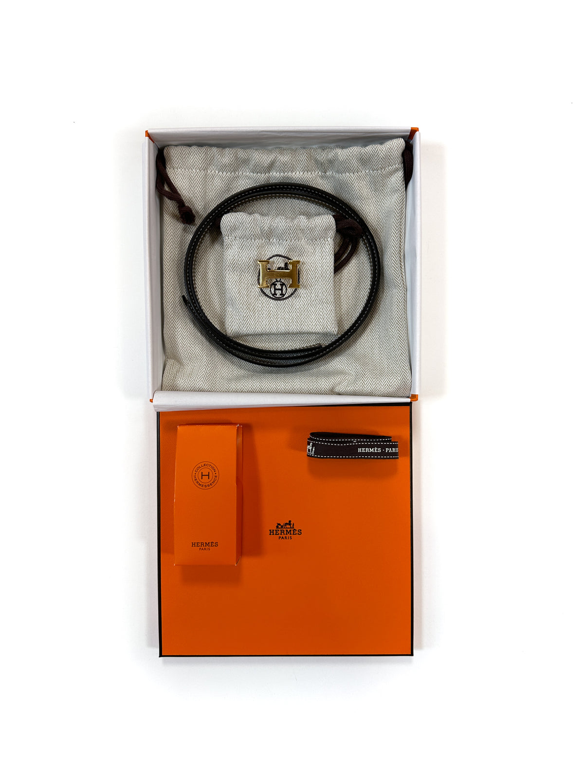 Hermès Mini Constance Belt Buckle & Reversible Leather Strap