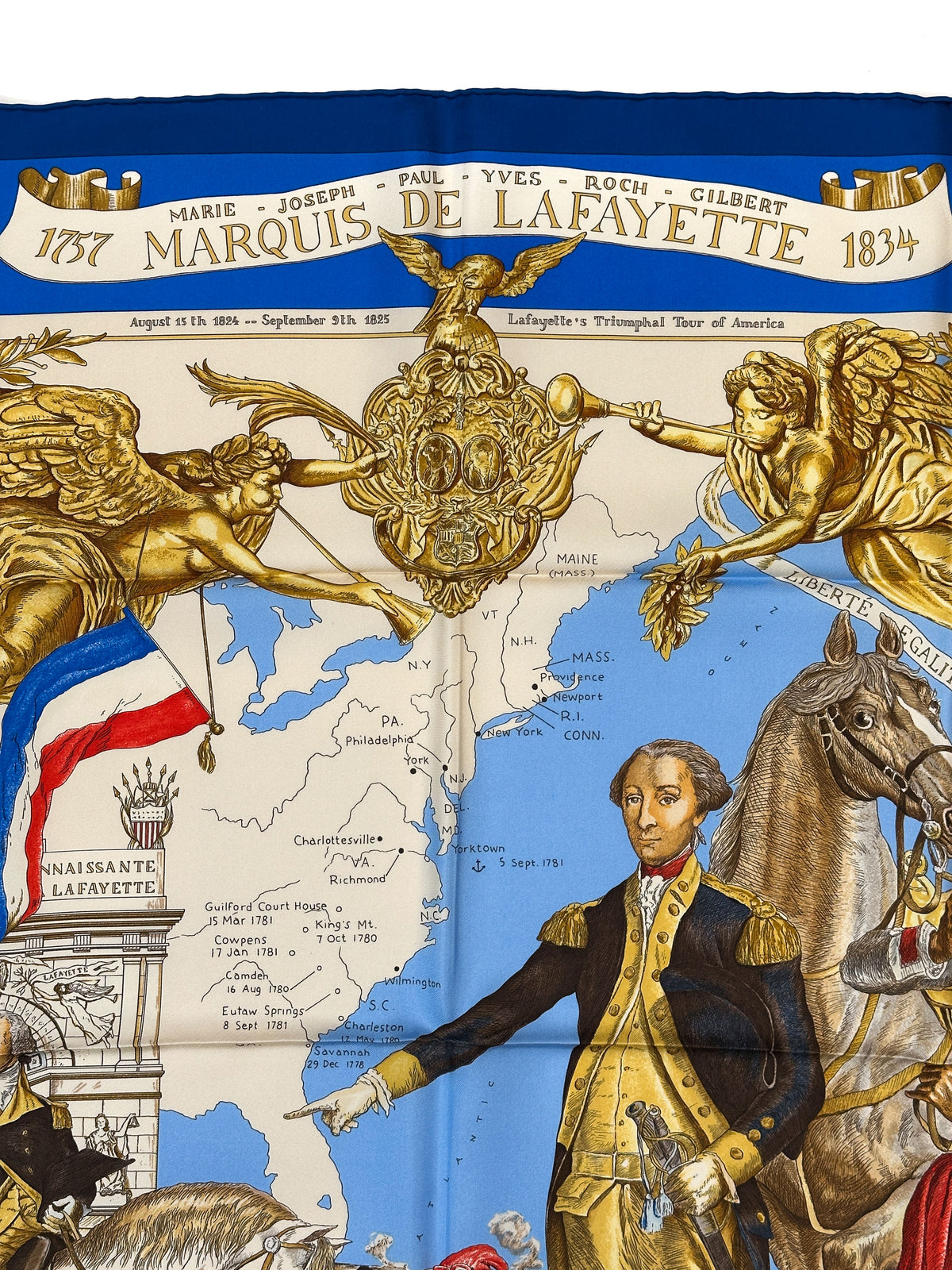 Hermès Marquis de Lafayette 90 *Gifted by Kermit Oliver*