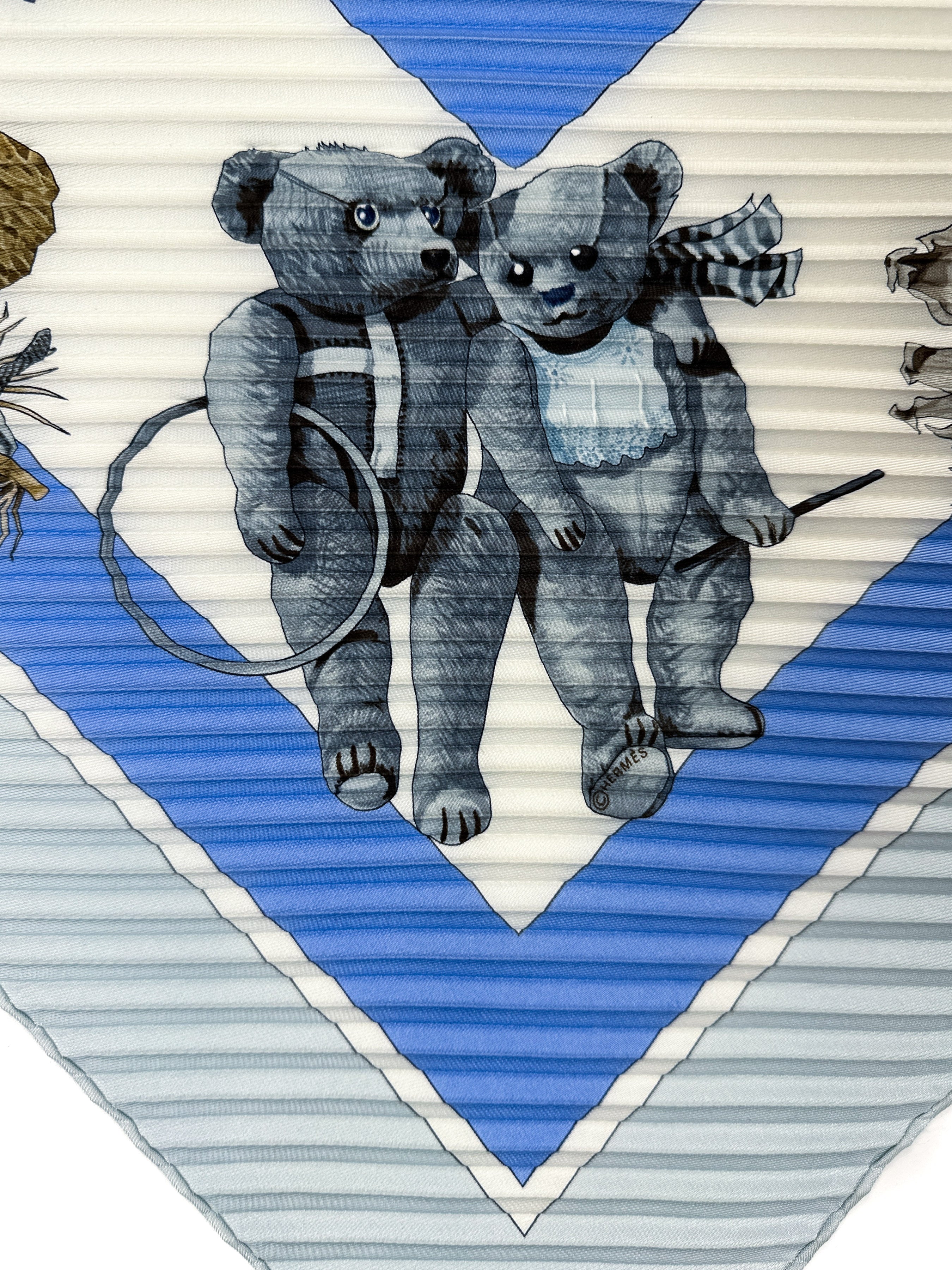 Hermès Confidents des Cœurs Plissé 90