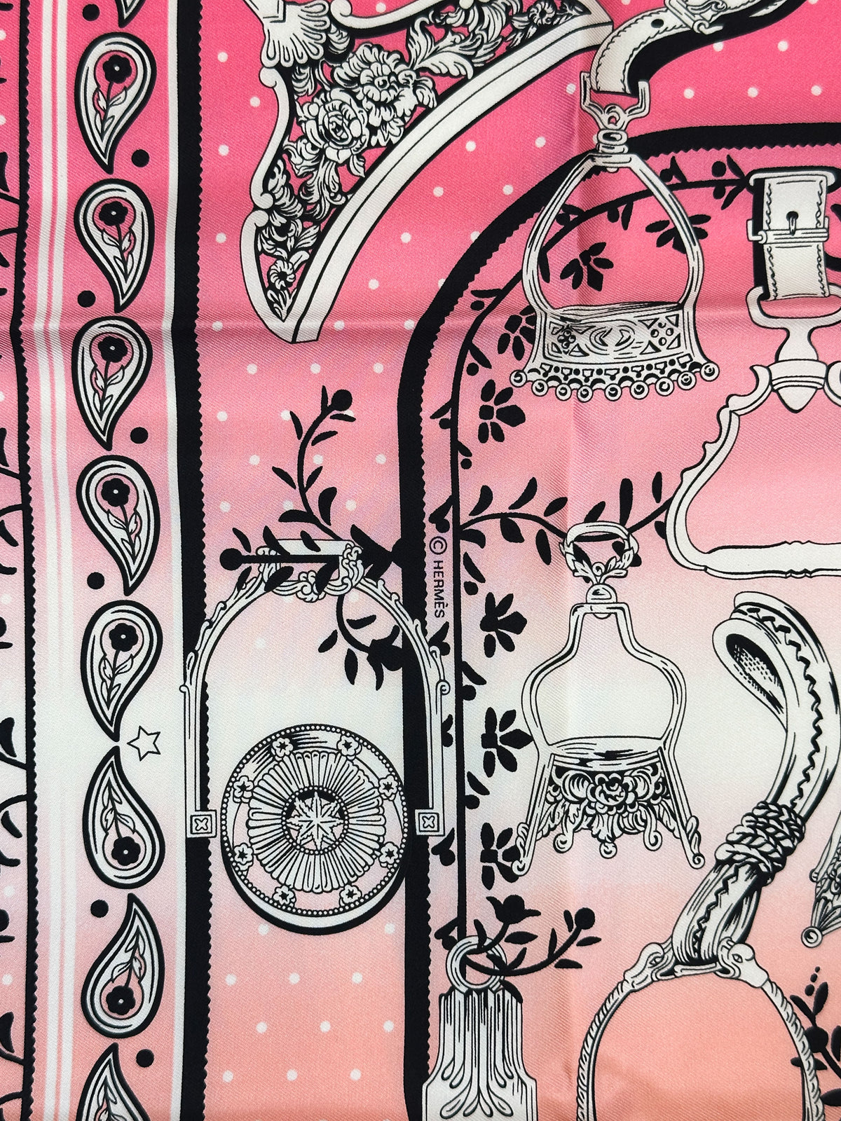 Hermès Etriers Remix Bandana 55
