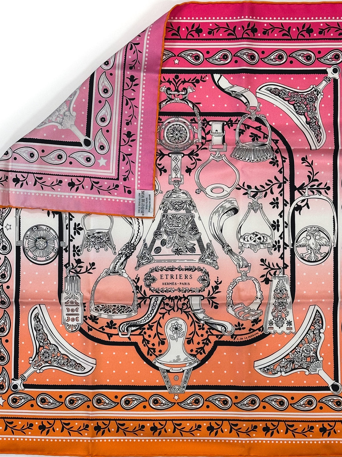 Hermès Etriers Remix Bandana 55