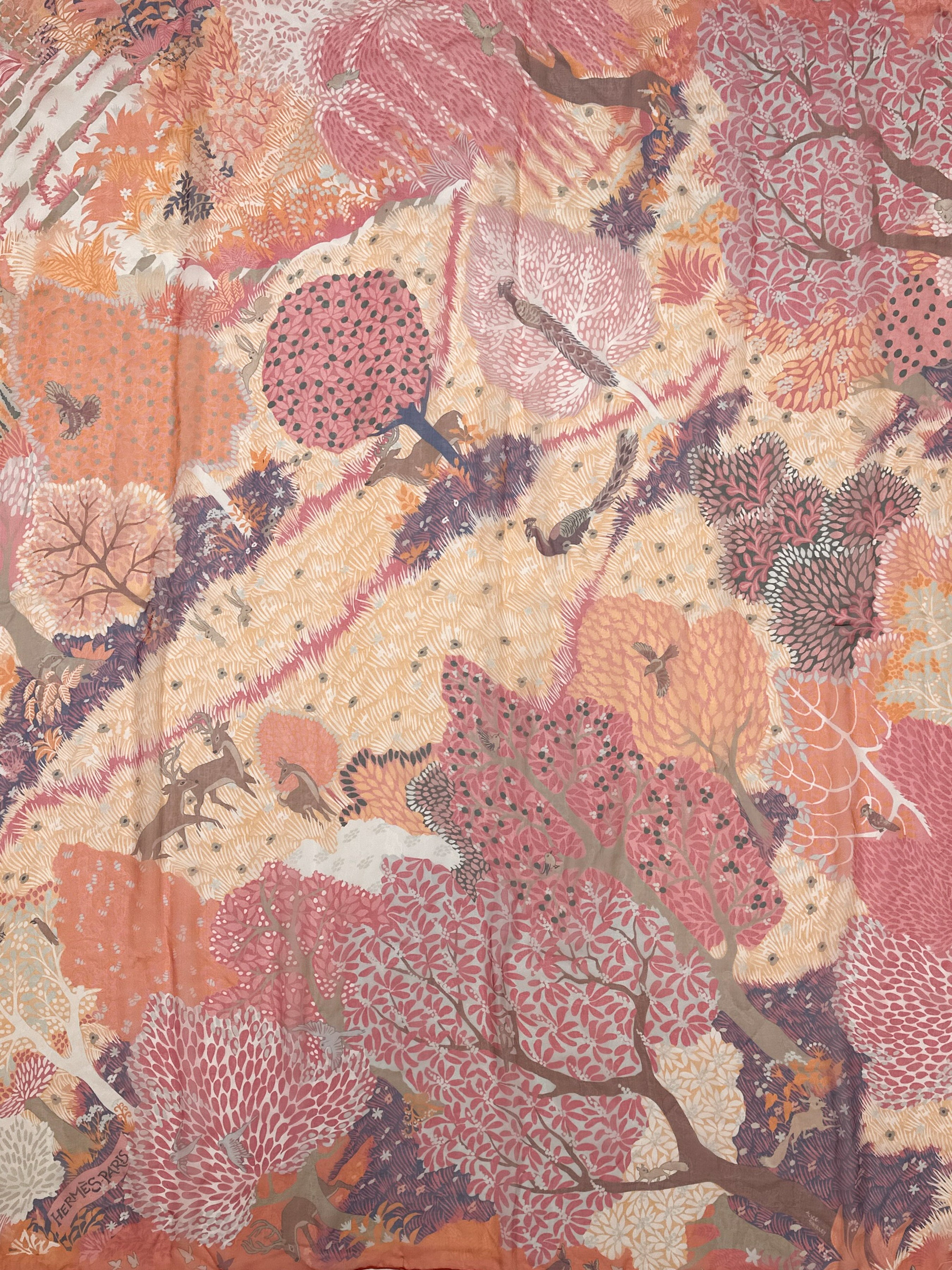 Hermès Dans un Jardin Anglais Mousseline 140