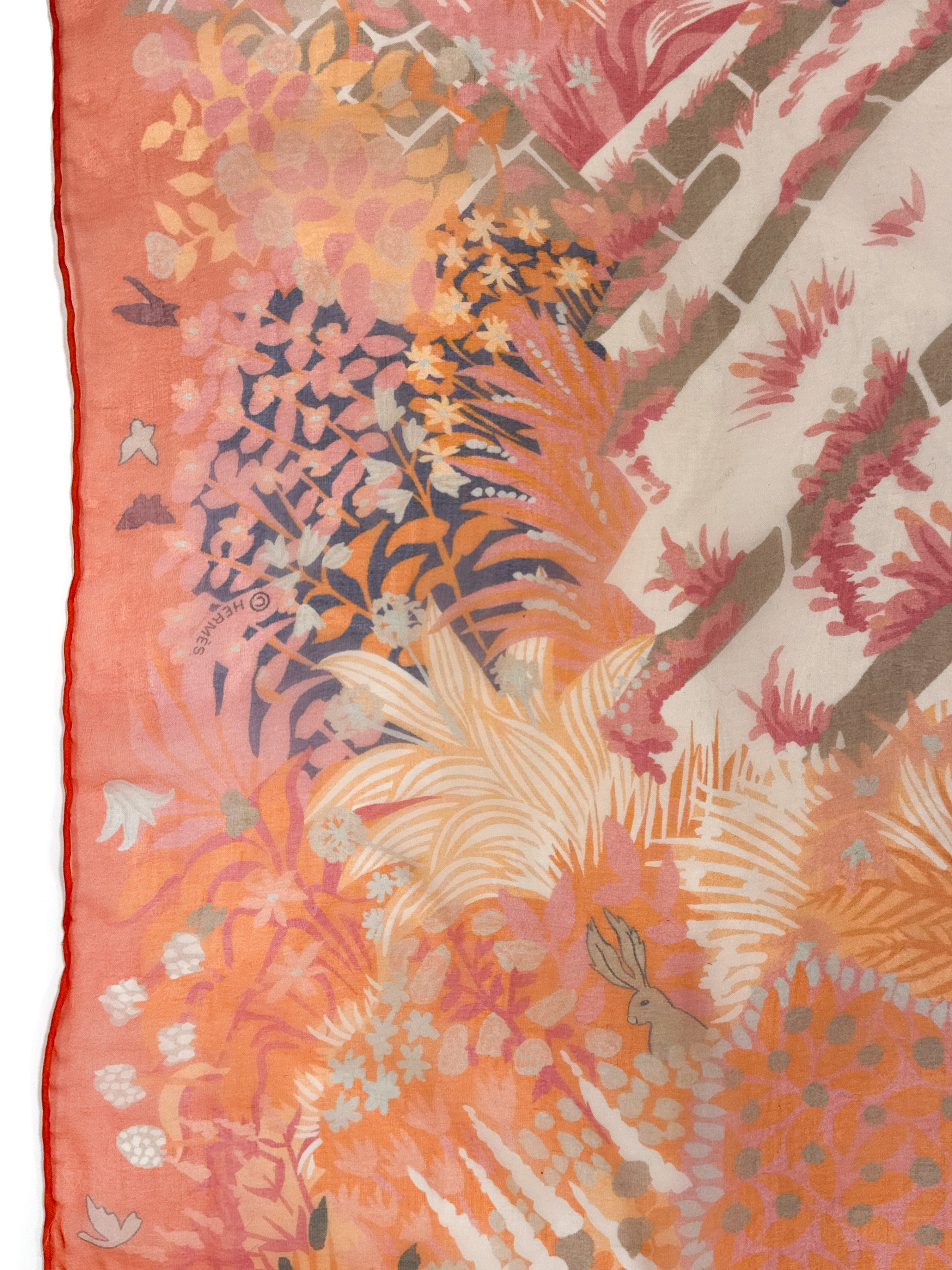 Hermès Dans un Jardin Anglais Mousseline 140