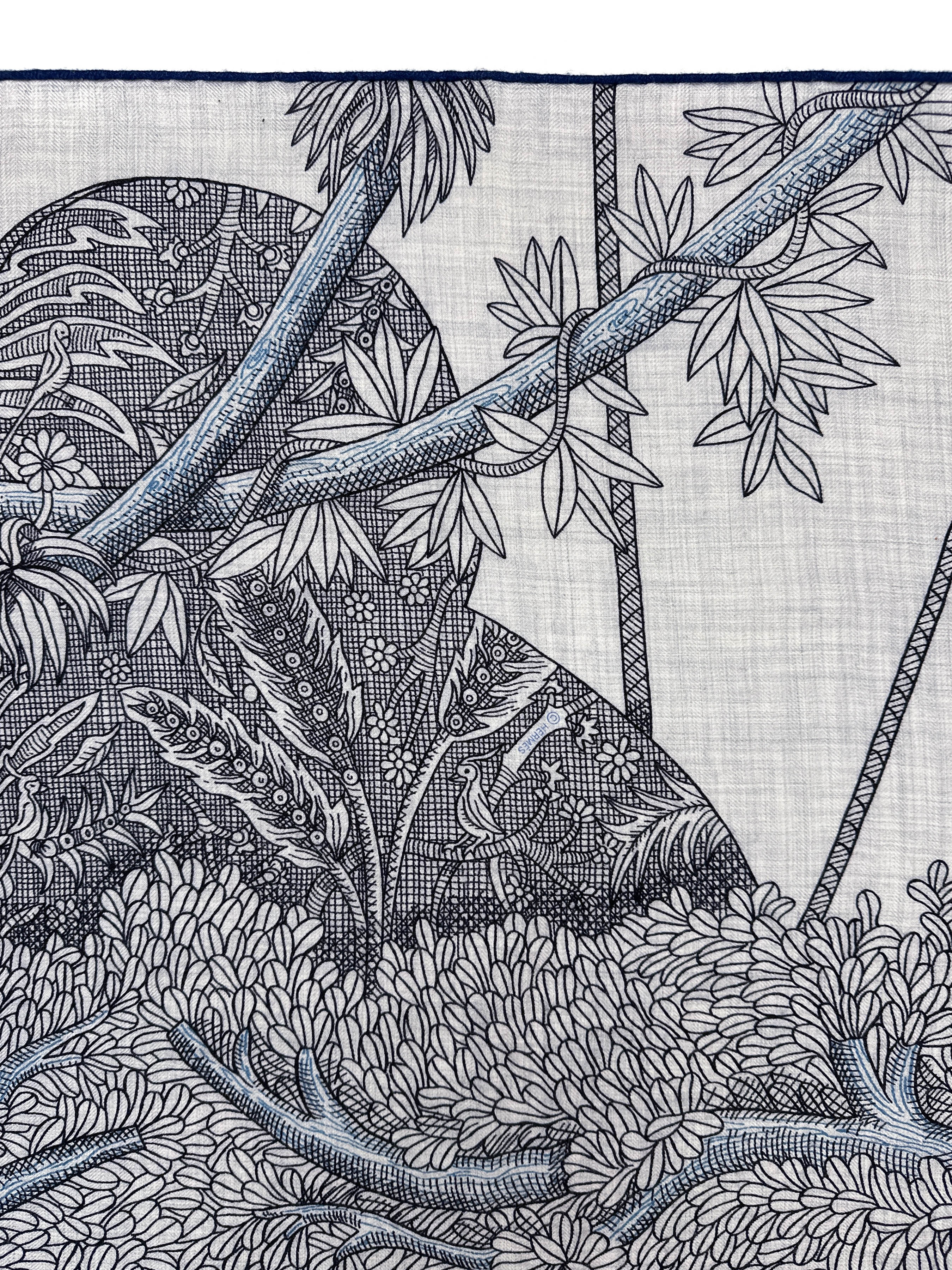 Hermès Acte III, Scène I, La Clairiere Cashmere Silk 140