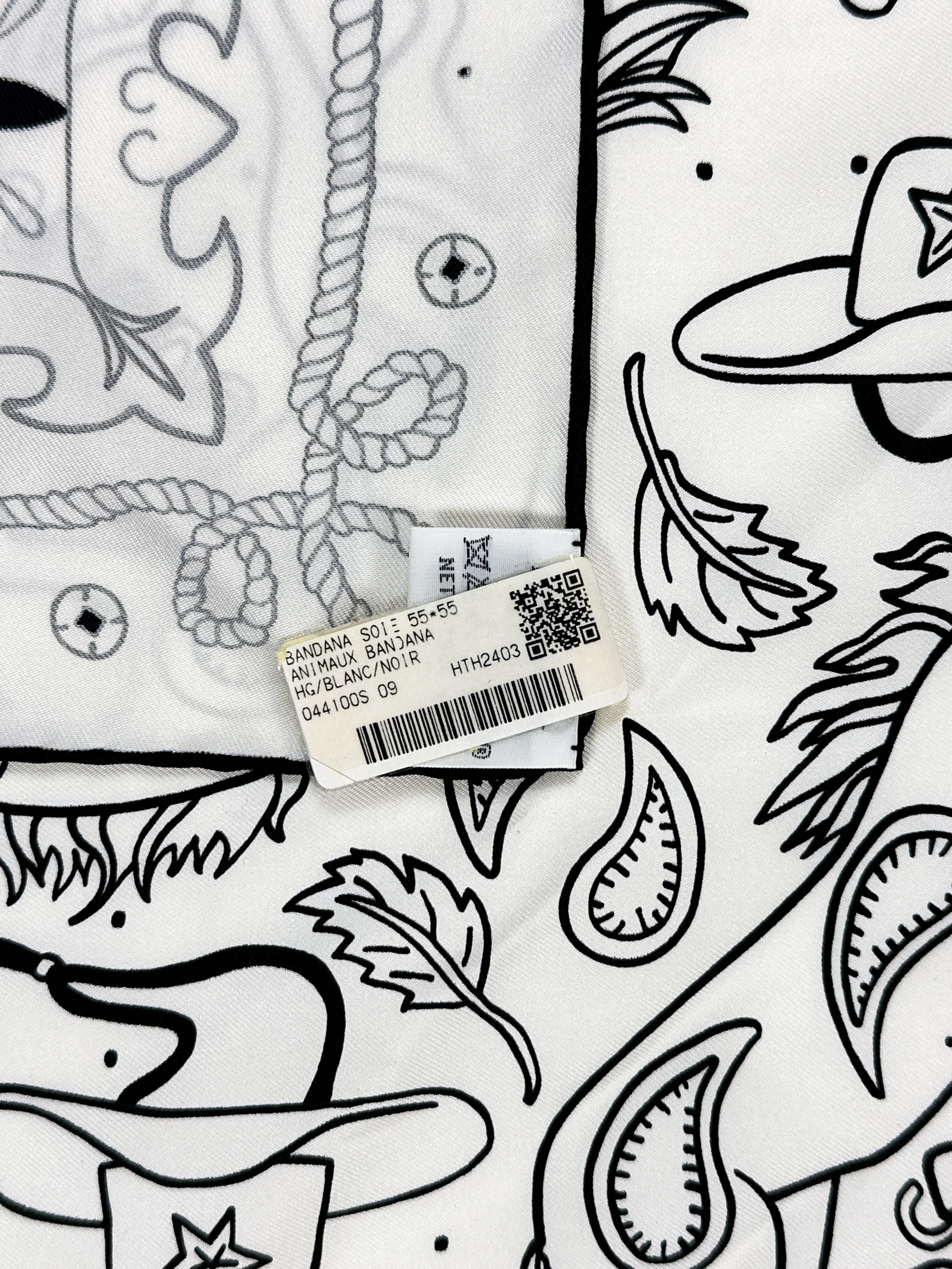 Hermès Animaux Bandana 55