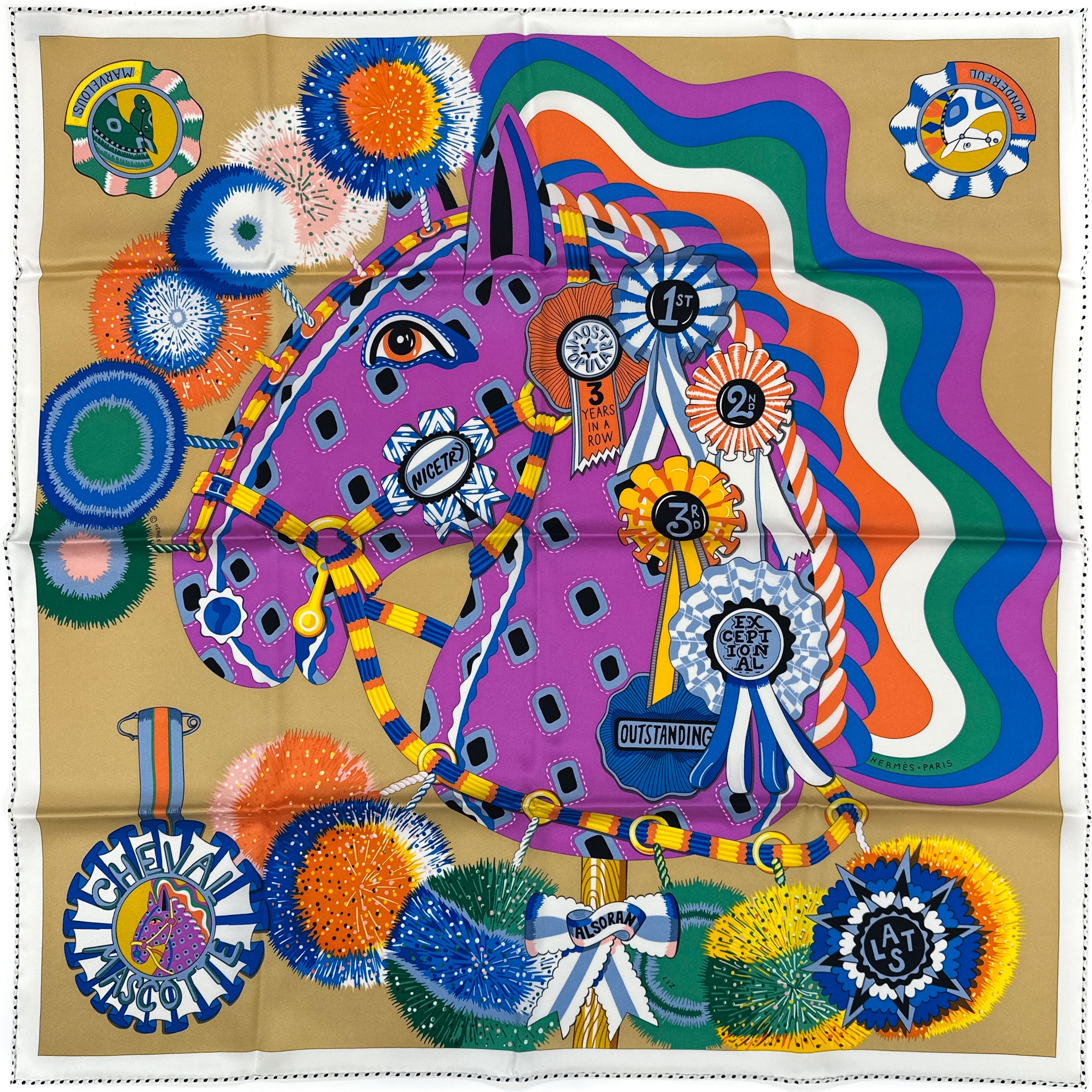 Hermès Cheval Mascotte 70