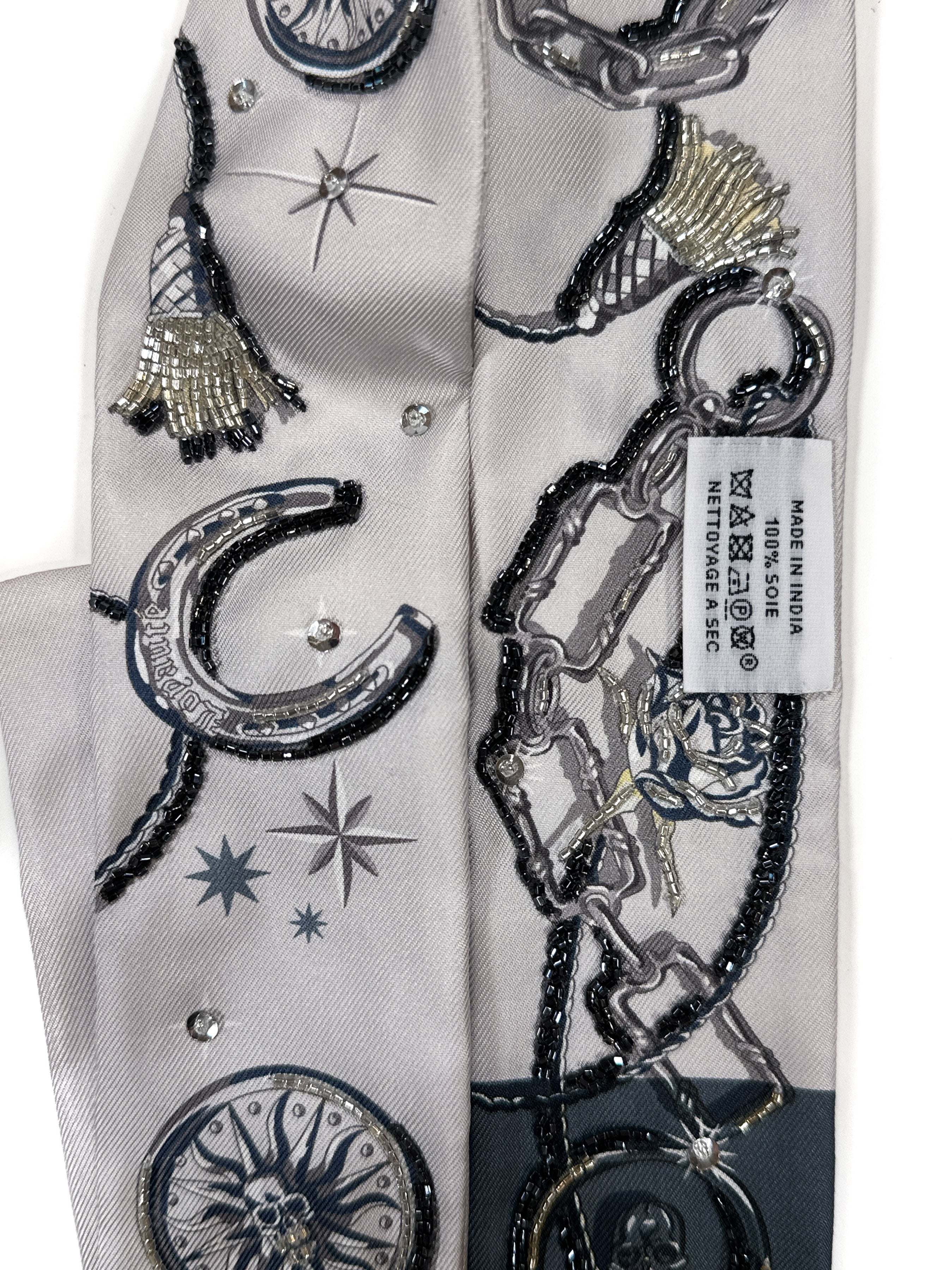 Hermès C'est La Fête Beaded Exceptional Ribbon
