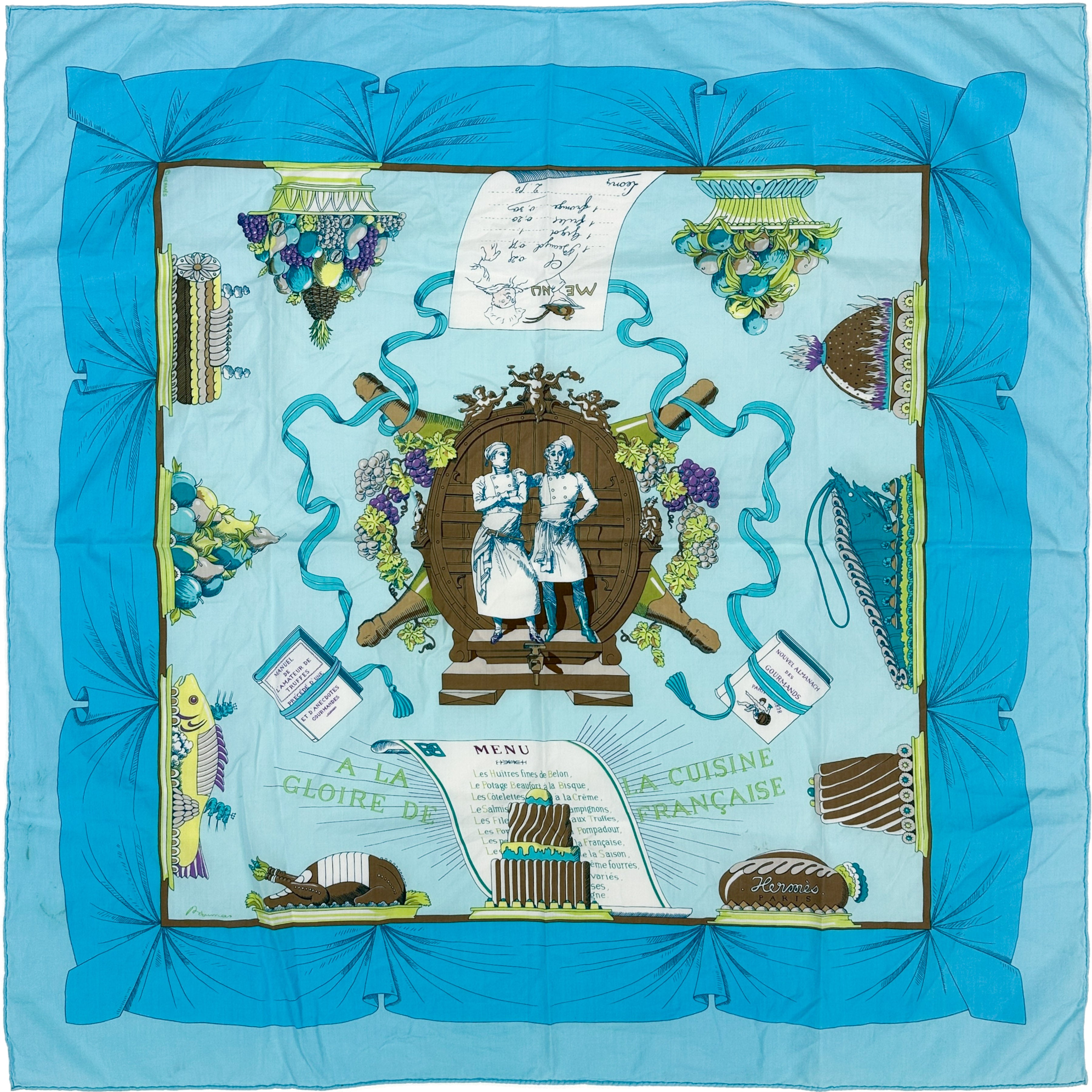 Hermès À La Gloire de la Cuisine Française Cotton 65
