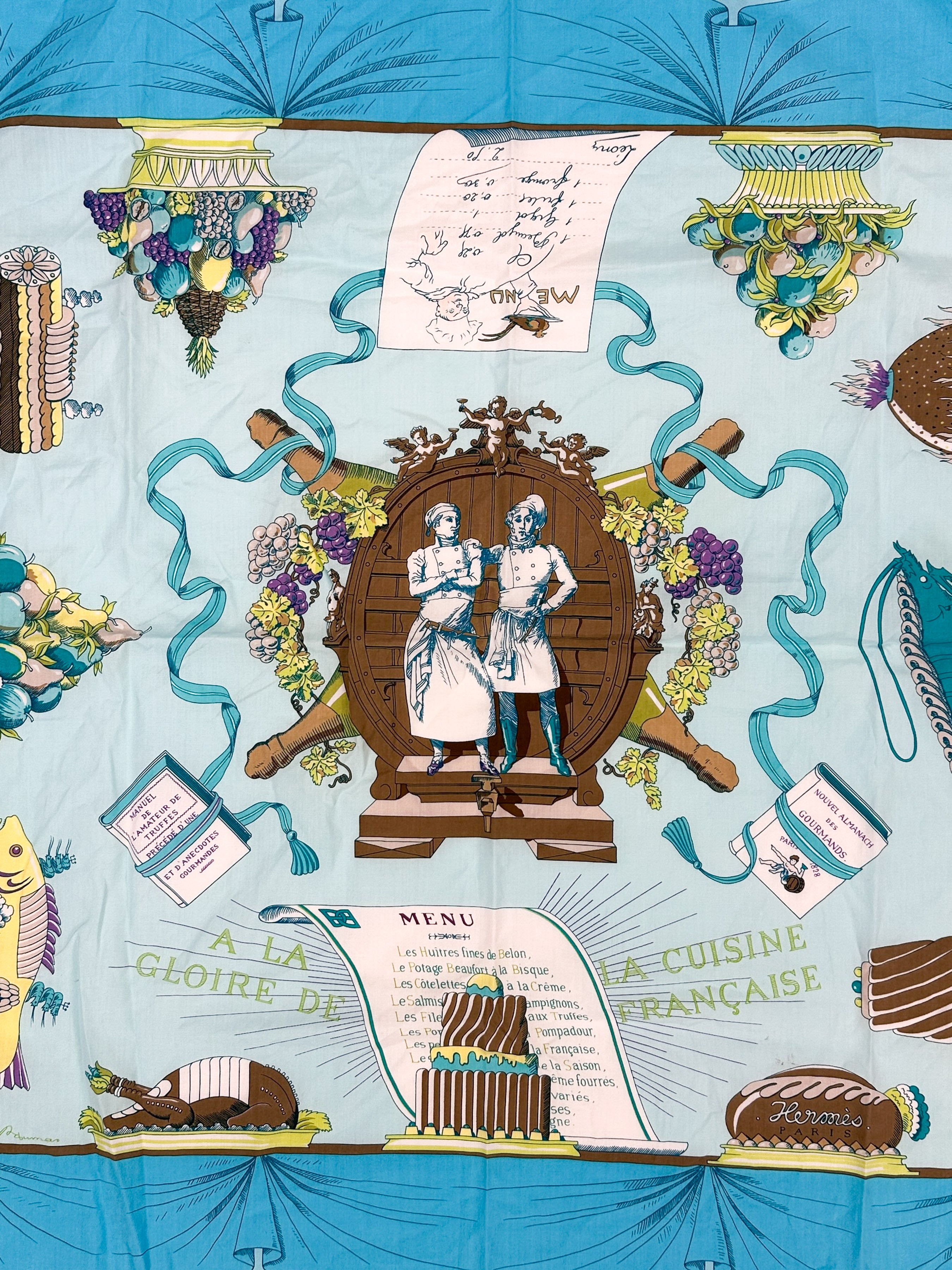 Hermès À La Gloire de la Cuisine Française Cotton 65