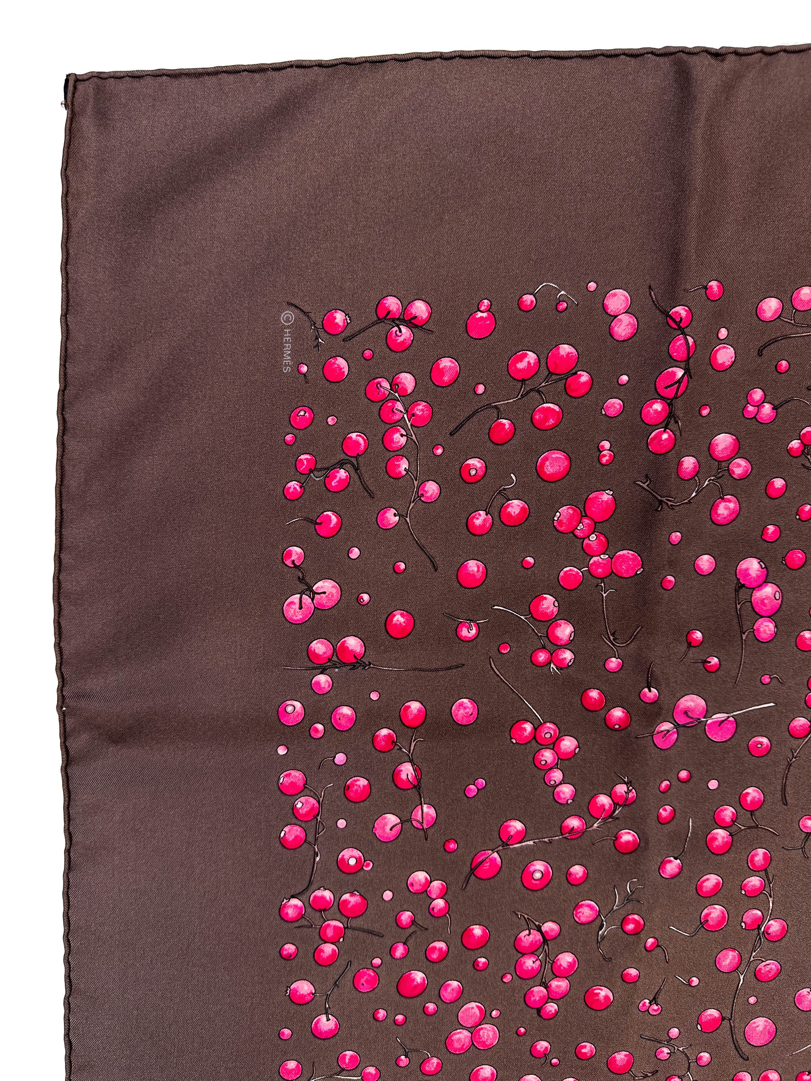 Hermès Red Berries 90